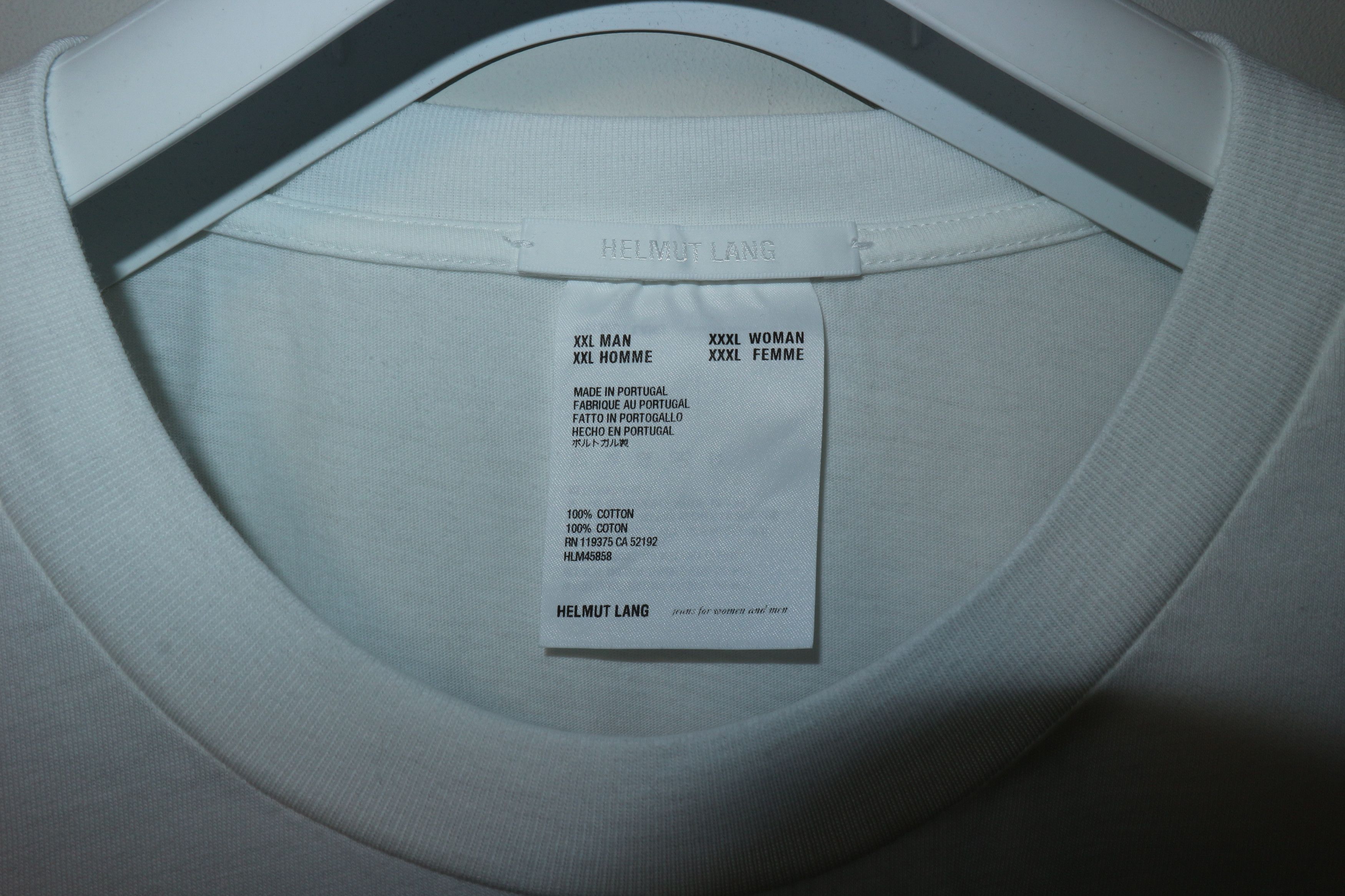 Helmut Lang Embroidered logo stripes t-shirt Size US XXL / EU 58 / 5 - 3 Thumbnail
