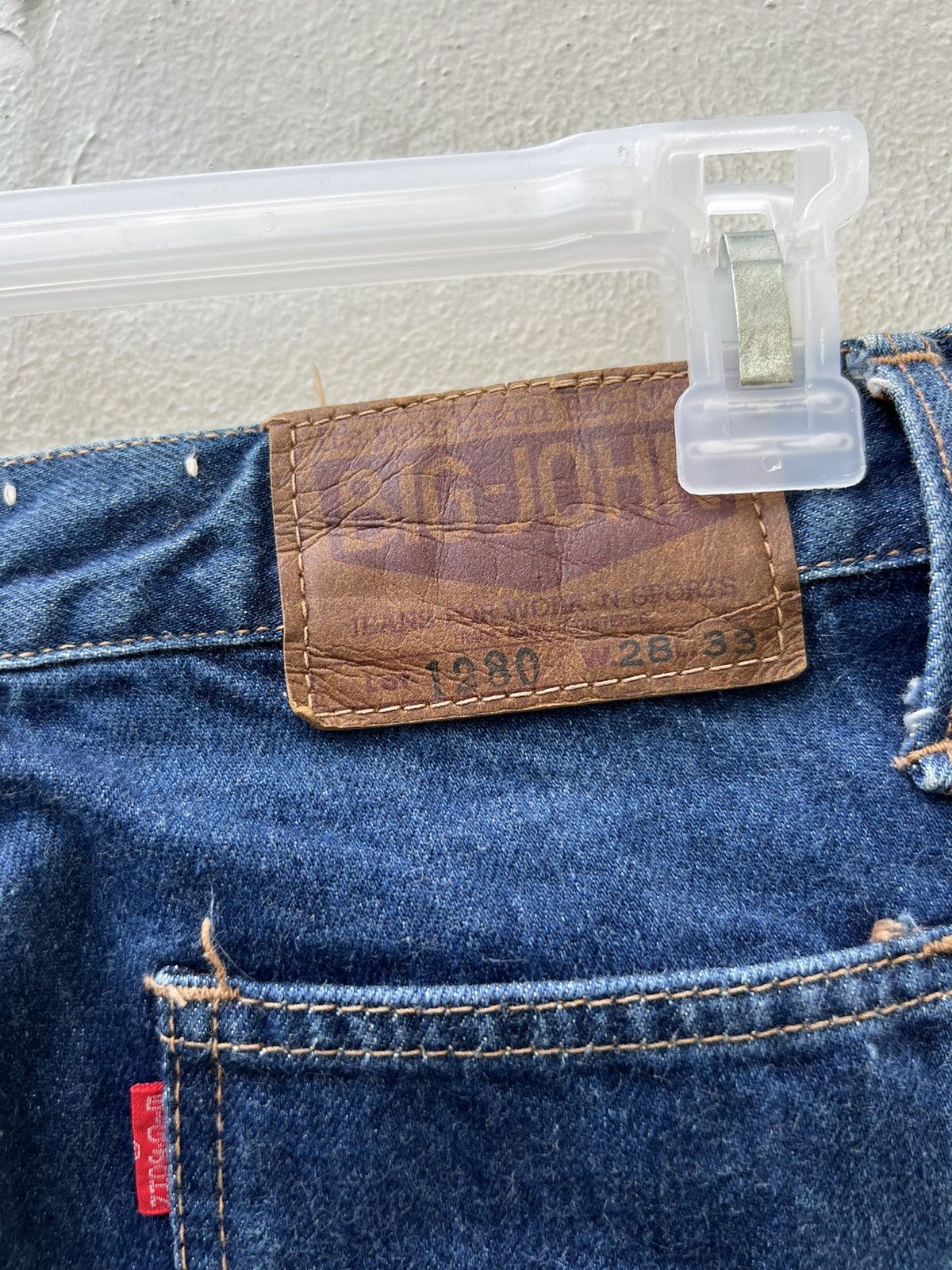 Big John Vintage 70s Big John Japan Fade Denim Super Flare Jeans Size US 28 / EU 44 - 19 Thumbnail