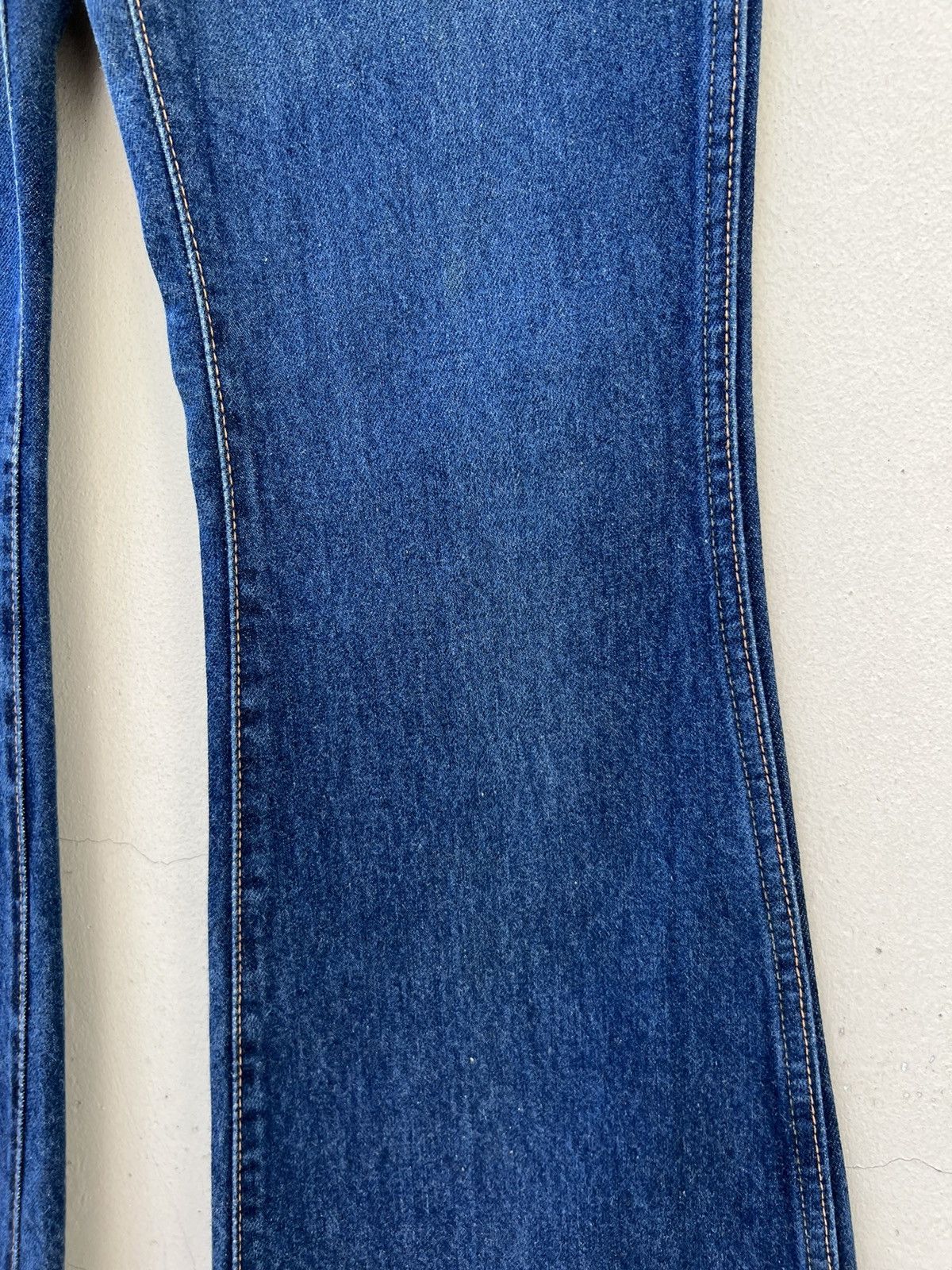 Big John Vintage 70s Big John Japan Fade Denim Super Flare Jeans Size US 28 / EU 44 - 13 Thumbnail