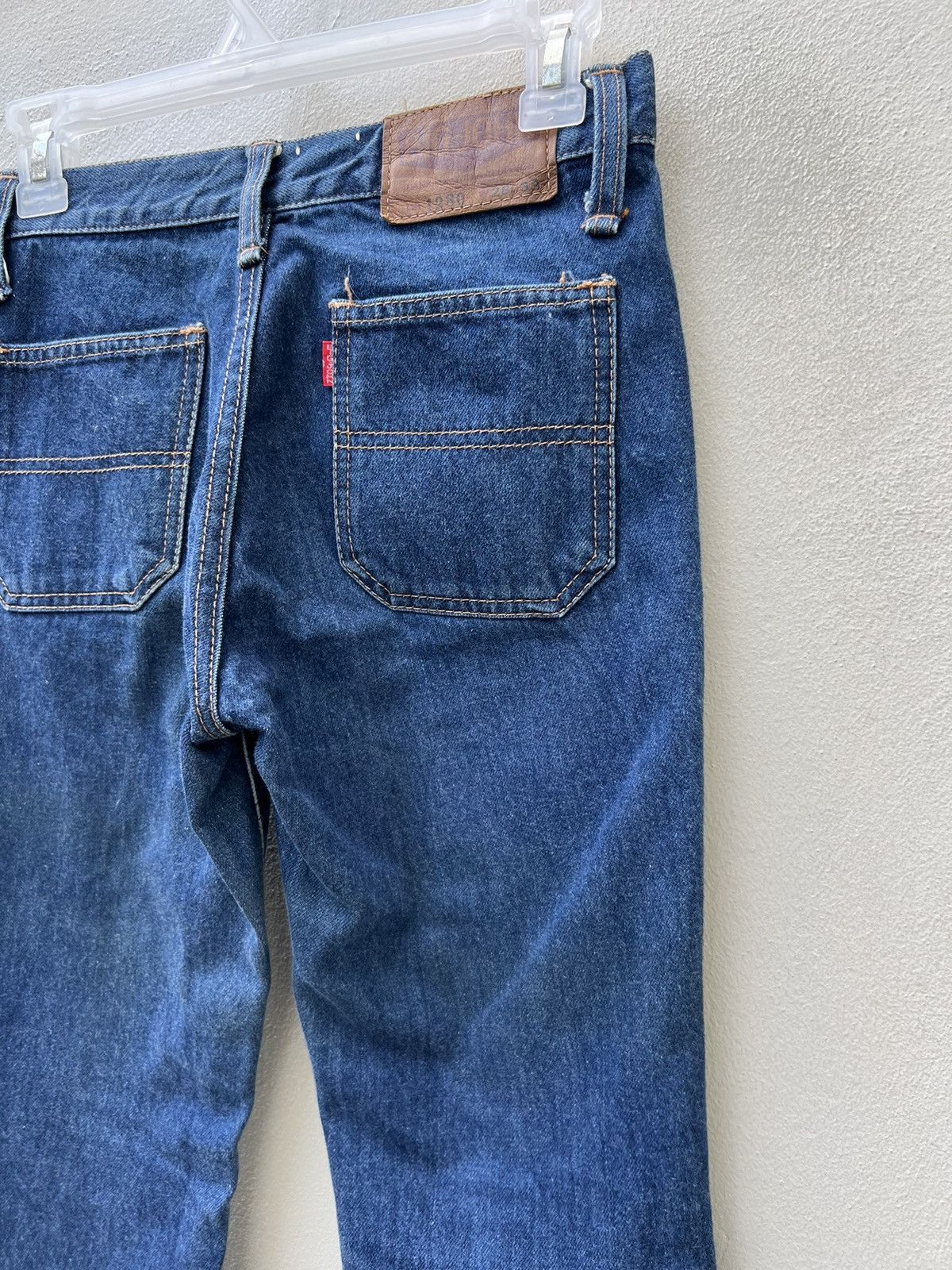 Big John Vintage 70s Big John Japan Fade Denim Super Flare Jeans Size US 28 / EU 44 - 18 Thumbnail