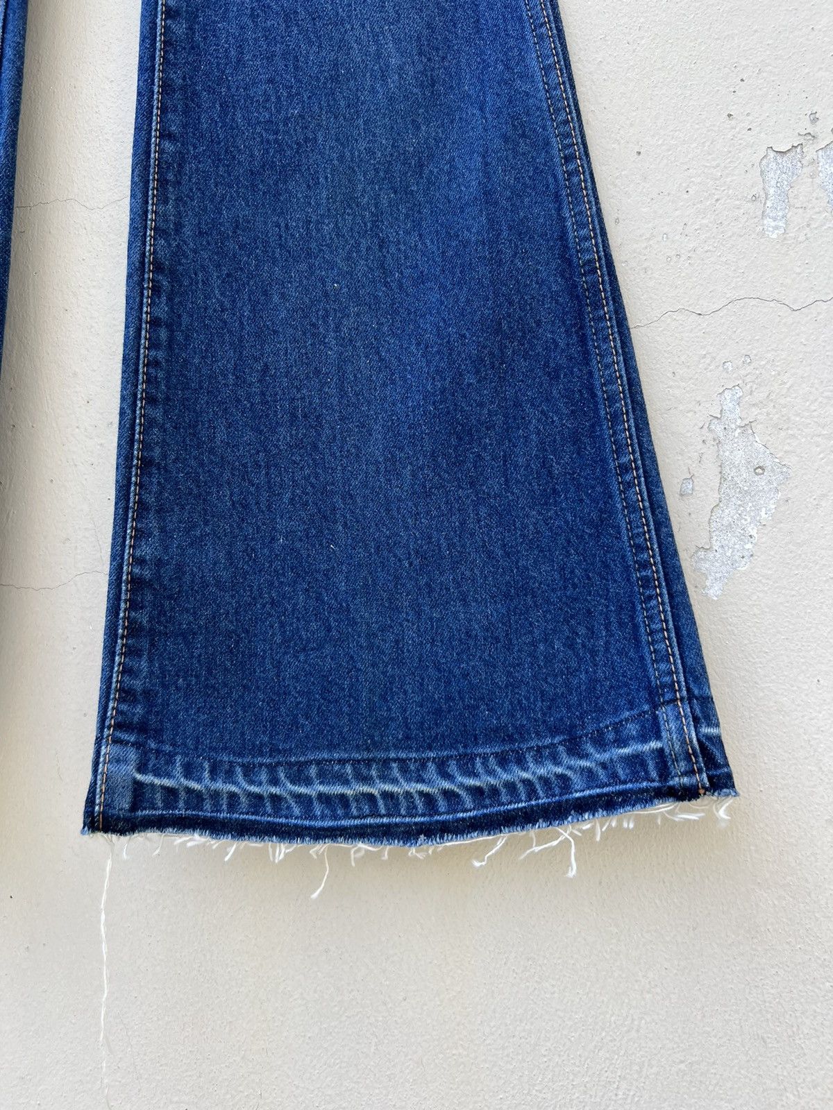 Big John Vintage 70s Big John Japan Fade Denim Super Flare Jeans Size US 28 / EU 44 - 14 Thumbnail