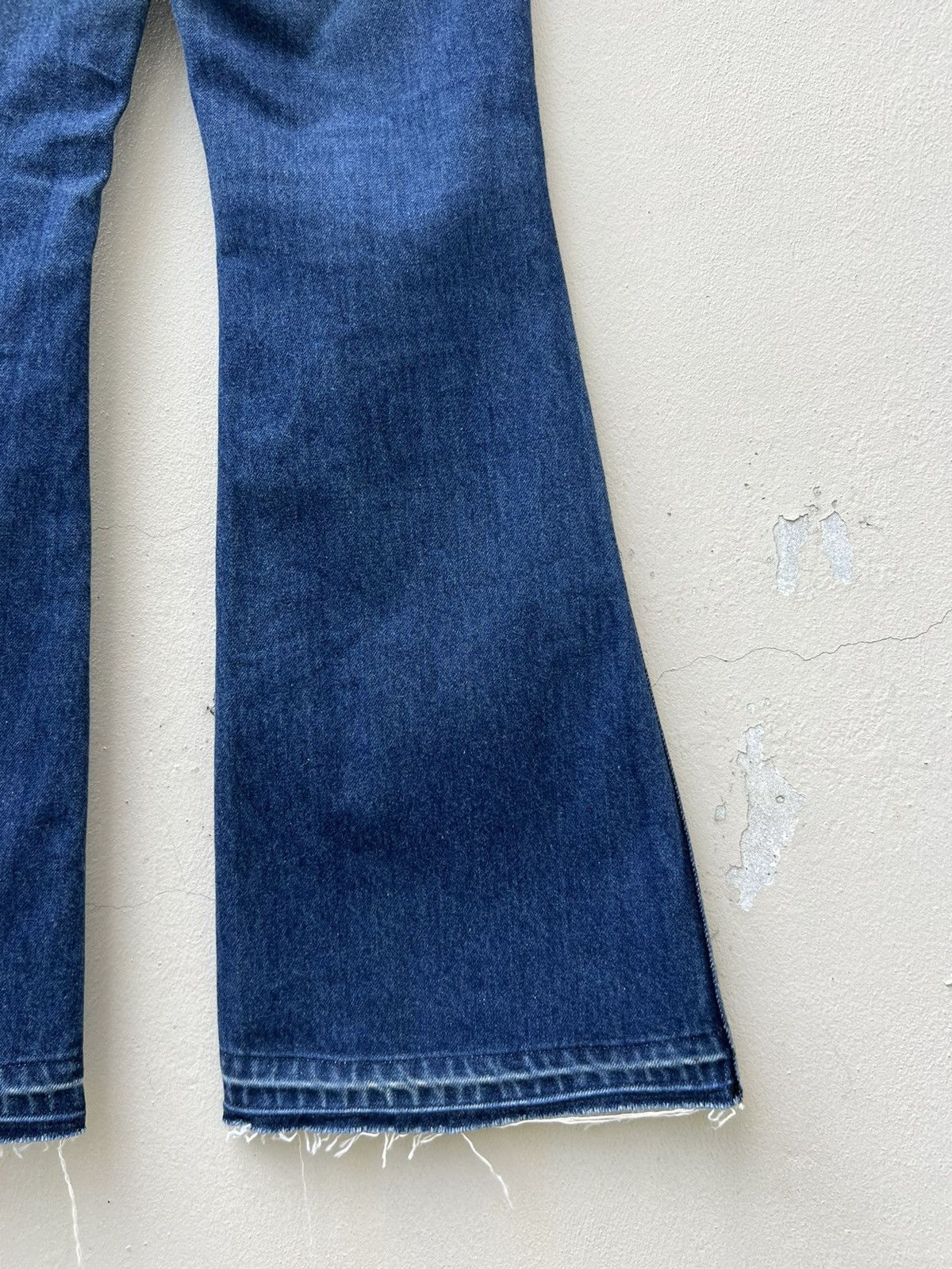 Big John Vintage 70s Big John Japan Fade Denim Super Flare Jeans Size US 28 / EU 44 - 21 Thumbnail