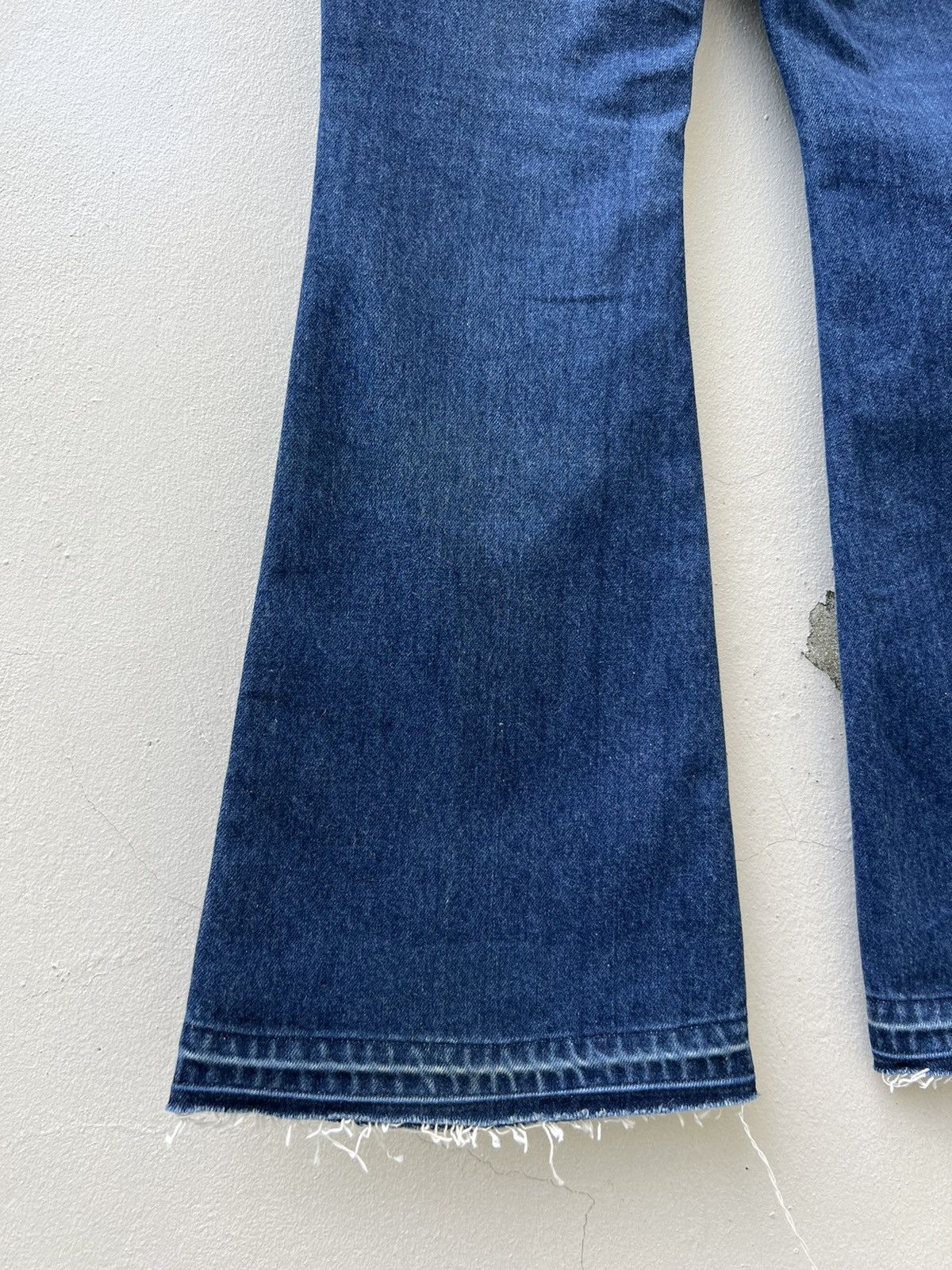 Big John Vintage 70s Big John Japan Fade Denim Super Flare Jeans Size US 28 / EU 44 - 17 Thumbnail