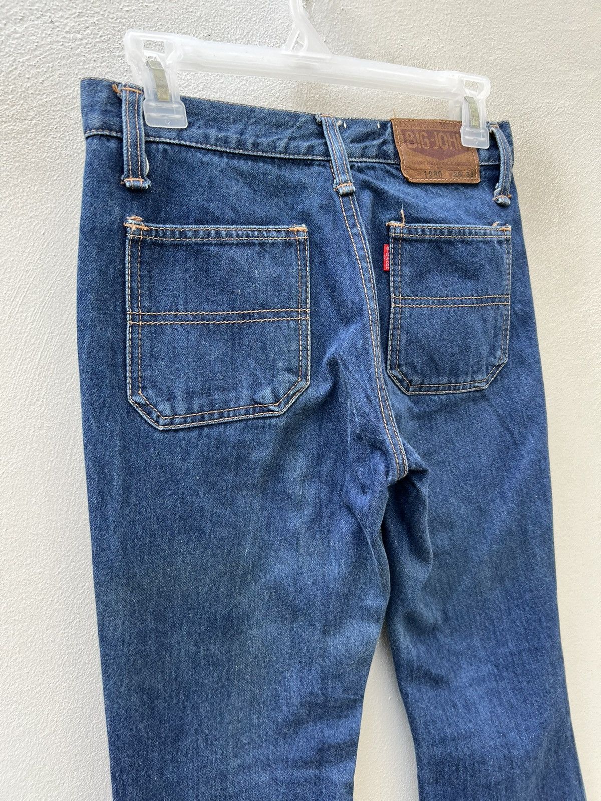 Big John Vintage 70s Big John Japan Fade Denim Super Flare Jeans Size US 28 / EU 44 - 16 Thumbnail