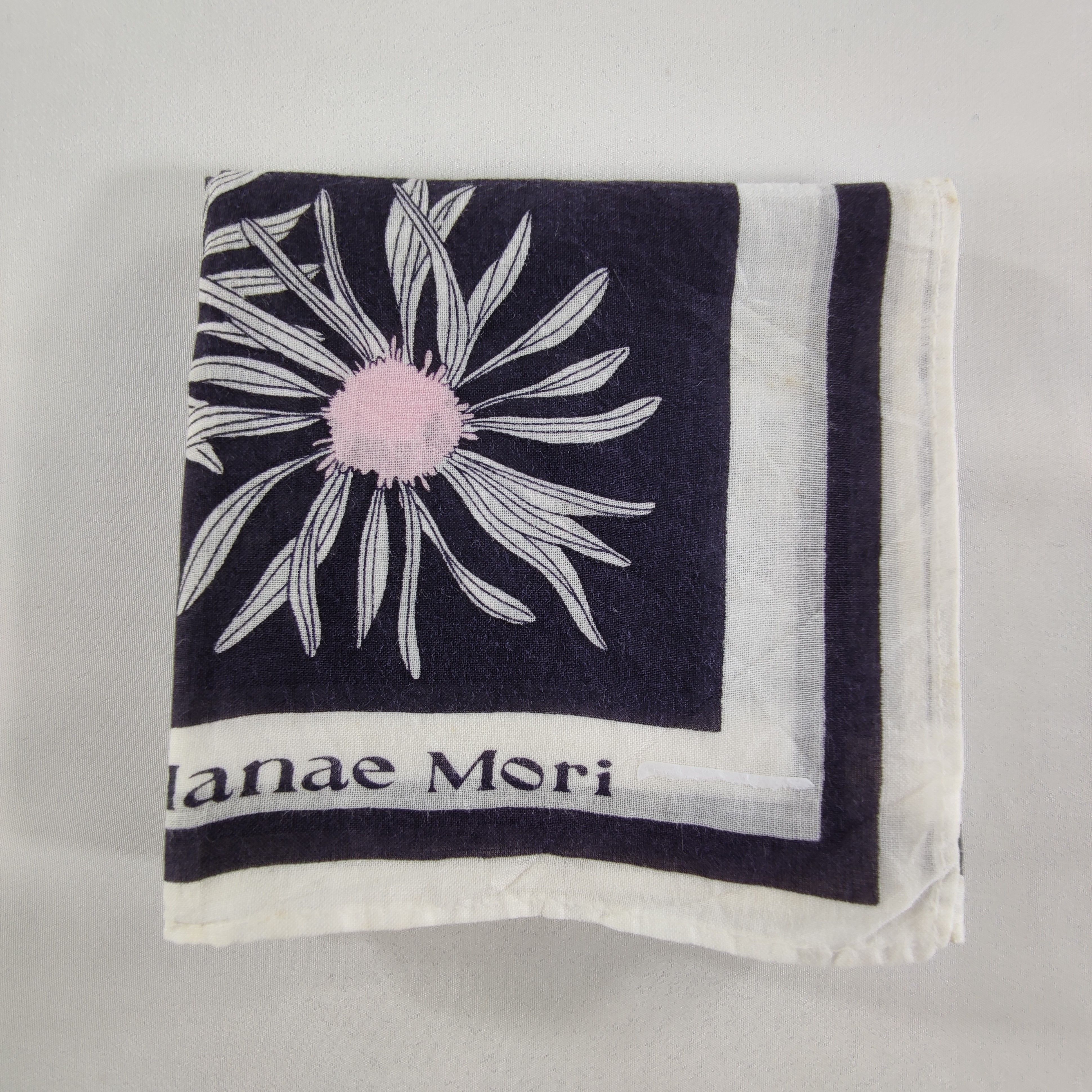 Hanae Mori Hanae Mori Handkerchief/Neckerchief/Bandana HC185 Size ONE SIZE - 5 Thumbnail