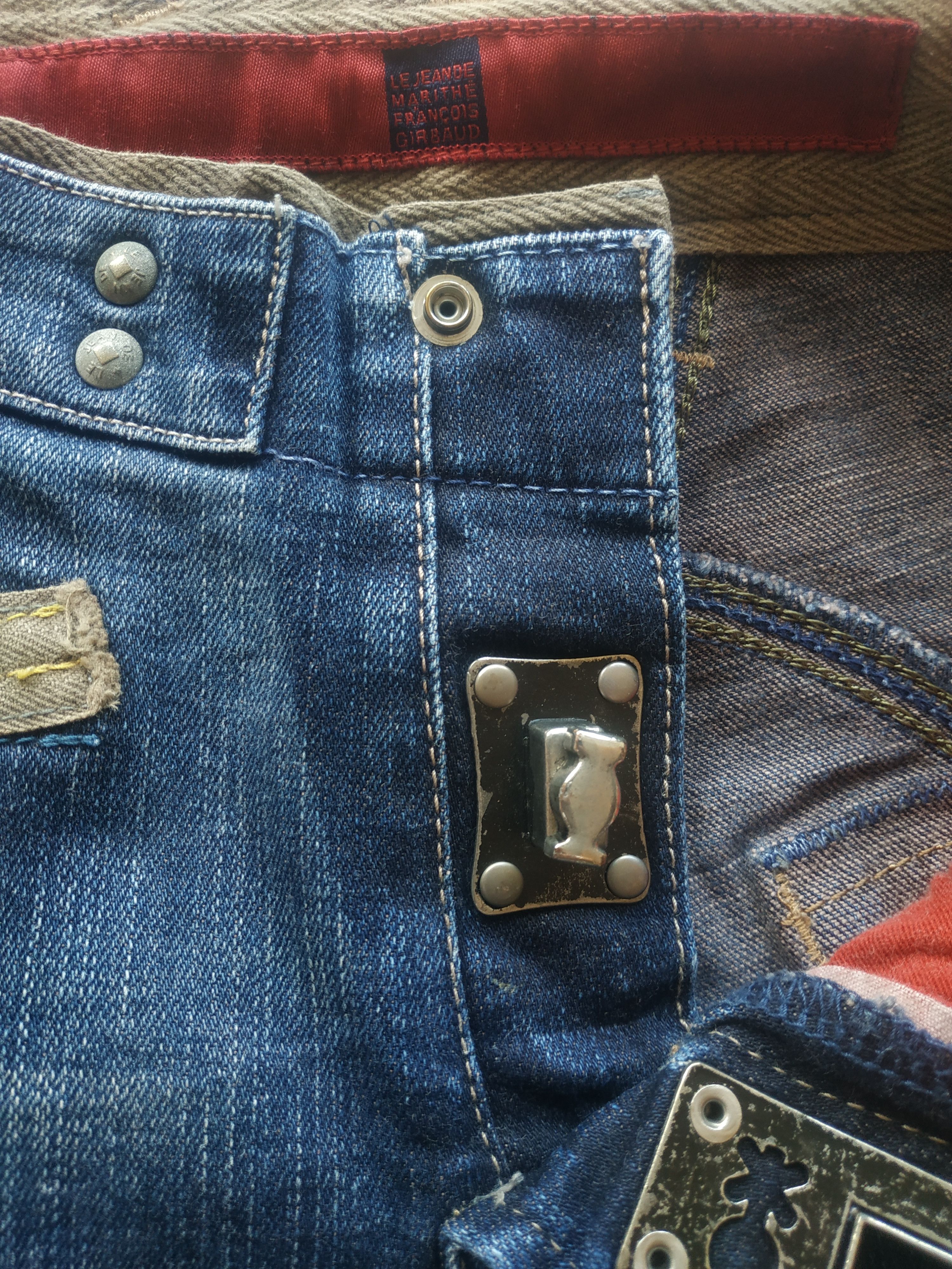 Marithe + Francois Girbaud × Seditionaries MFG Bondage Short Denim on Vivienne Westwood Style Size 27" / US 4 / IT 40 - 4 Thumbnail
