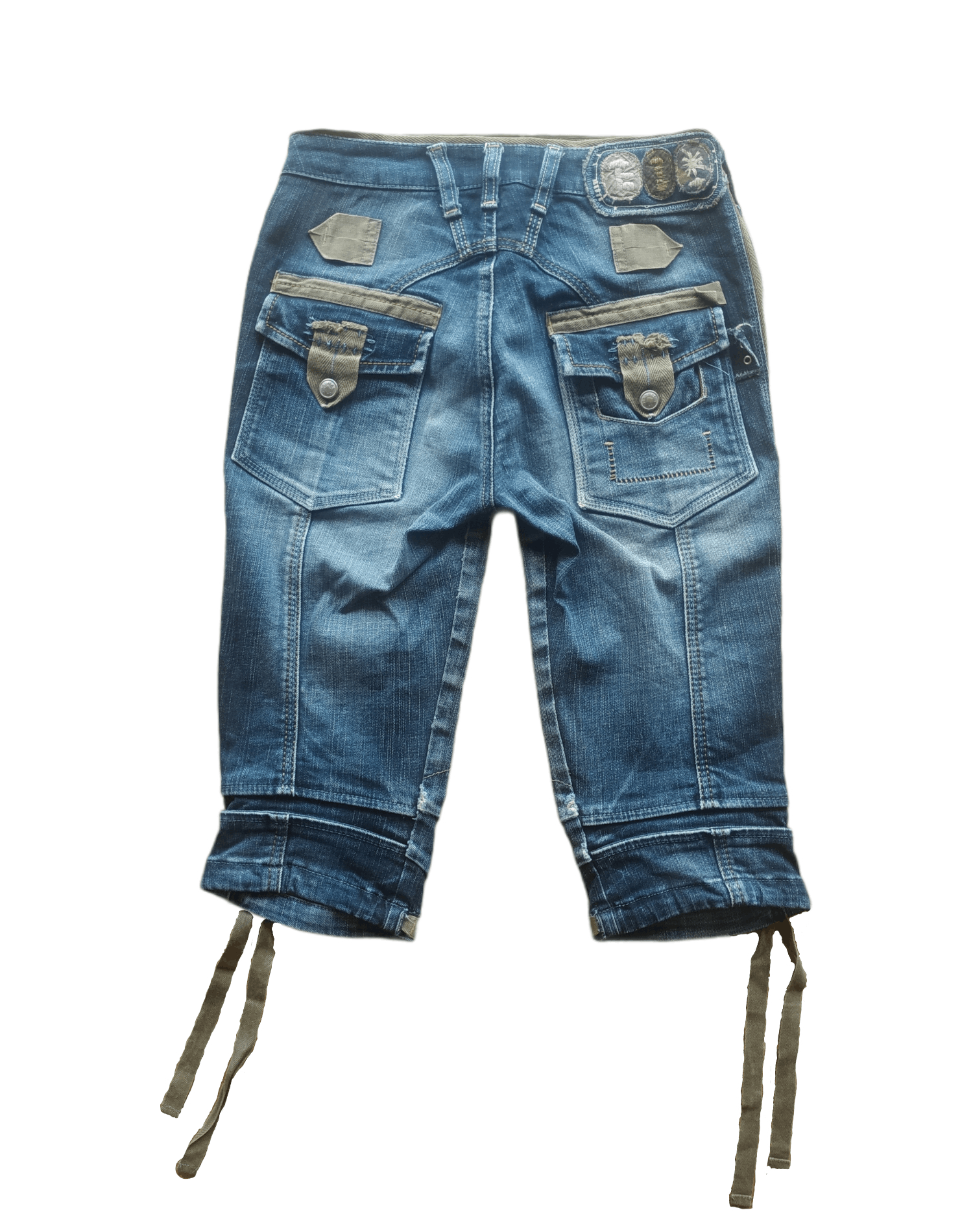 Marithe + Francois Girbaud × Seditionaries MFG Bondage Short Denim on Vivienne Westwood Style Size 27" / US 4 / IT 40 - 2 Thumbnail