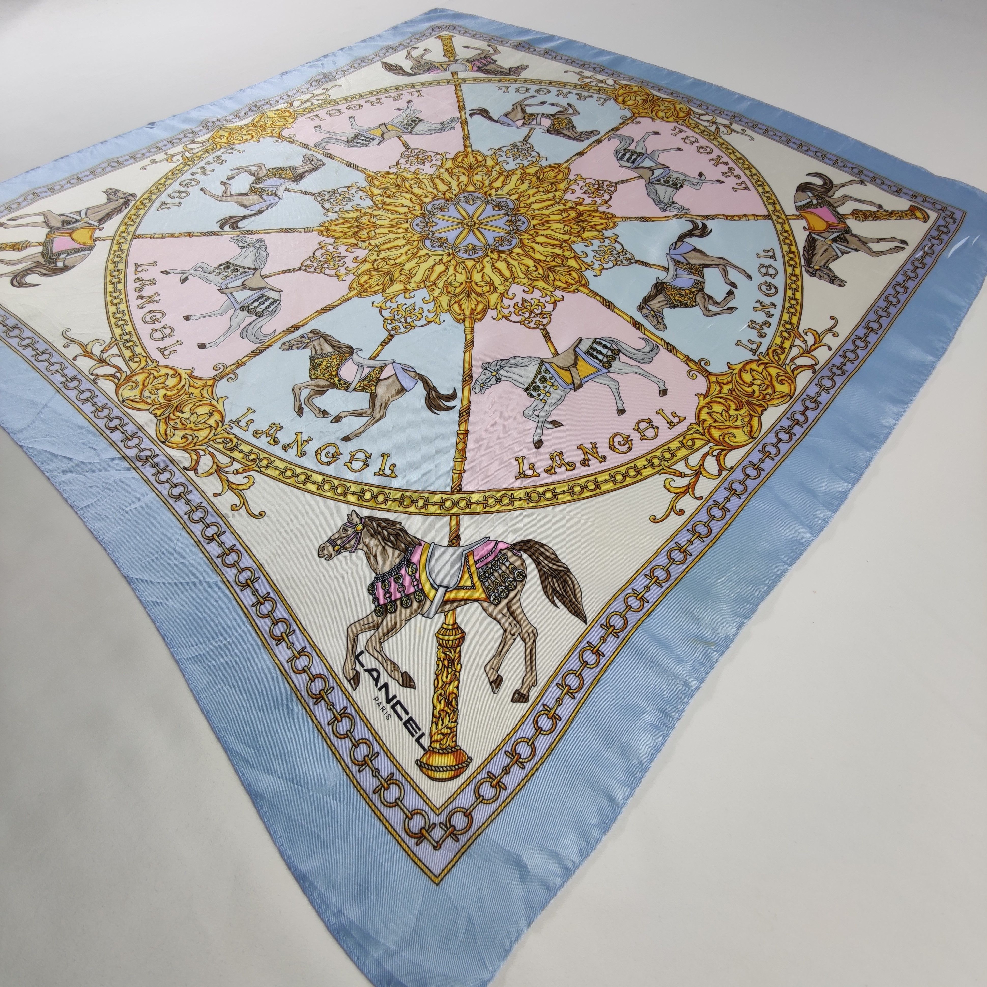 Lancel Lancel Silk Scarf Size ONE SIZE - 4 Thumbnail