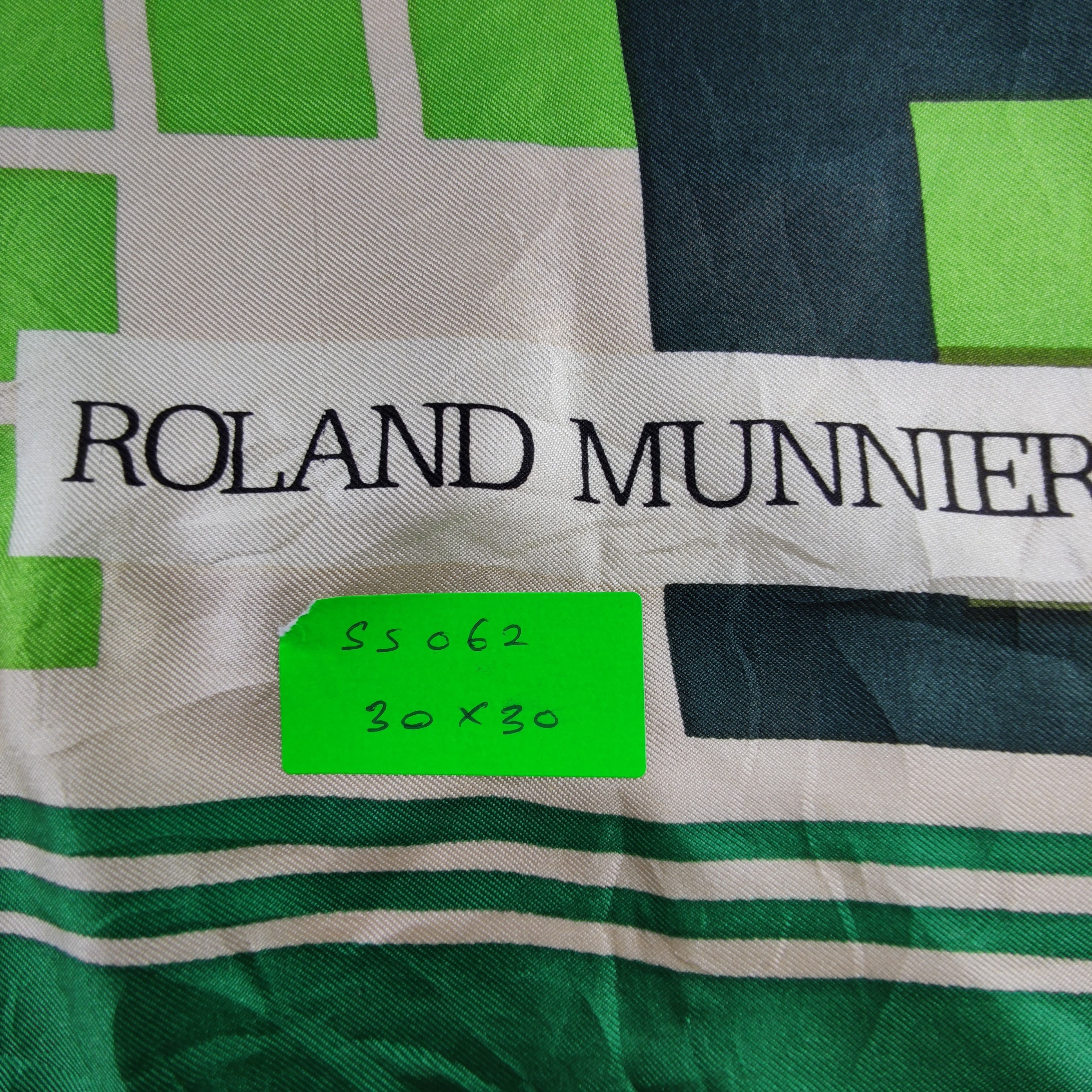 Vintage Roland Munnier Silk Scarf Size ONE SIZE - 6 Thumbnail