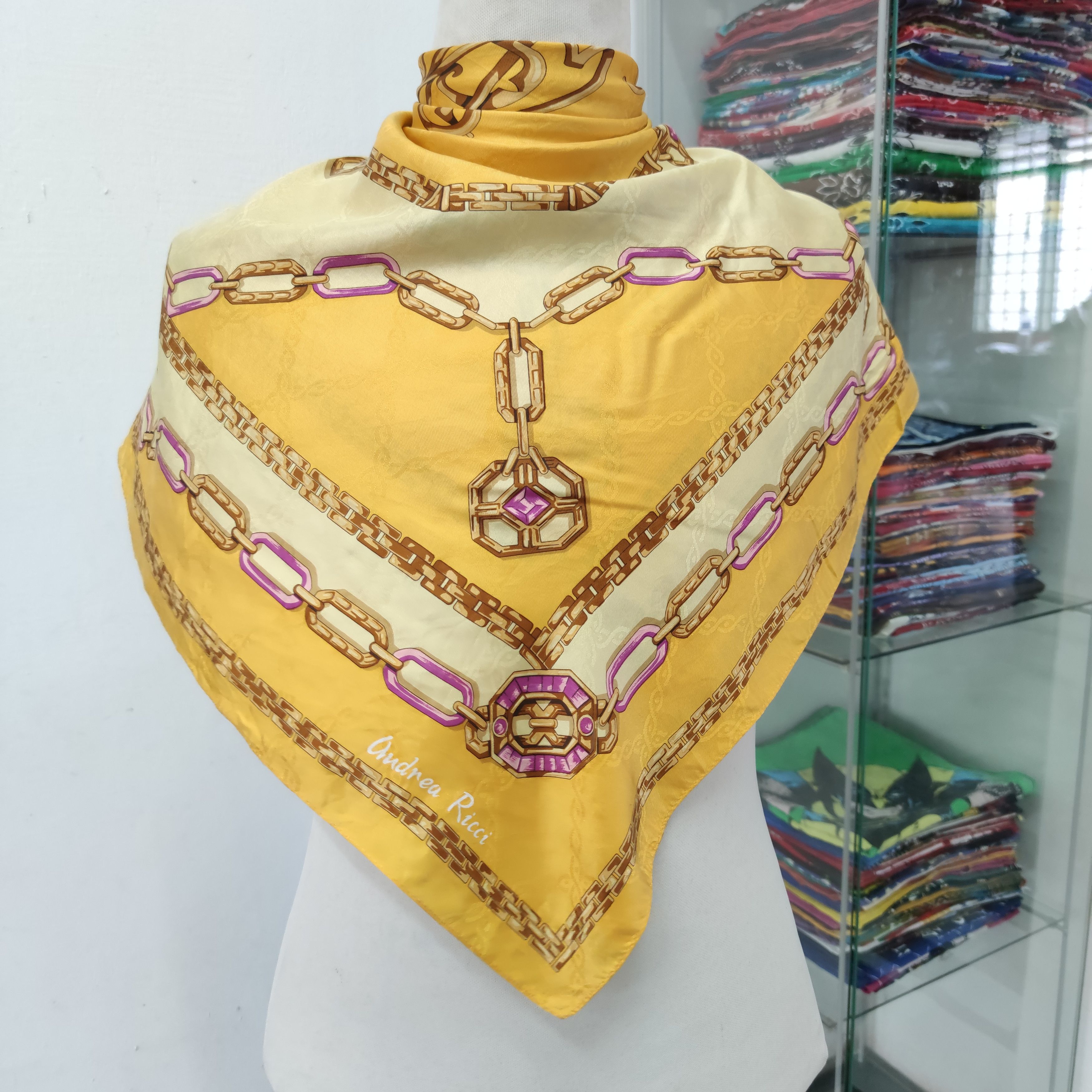 Other × Vintage Andrea Ricci Silk Scarf Size ONE SIZE - 1 Thumbnail