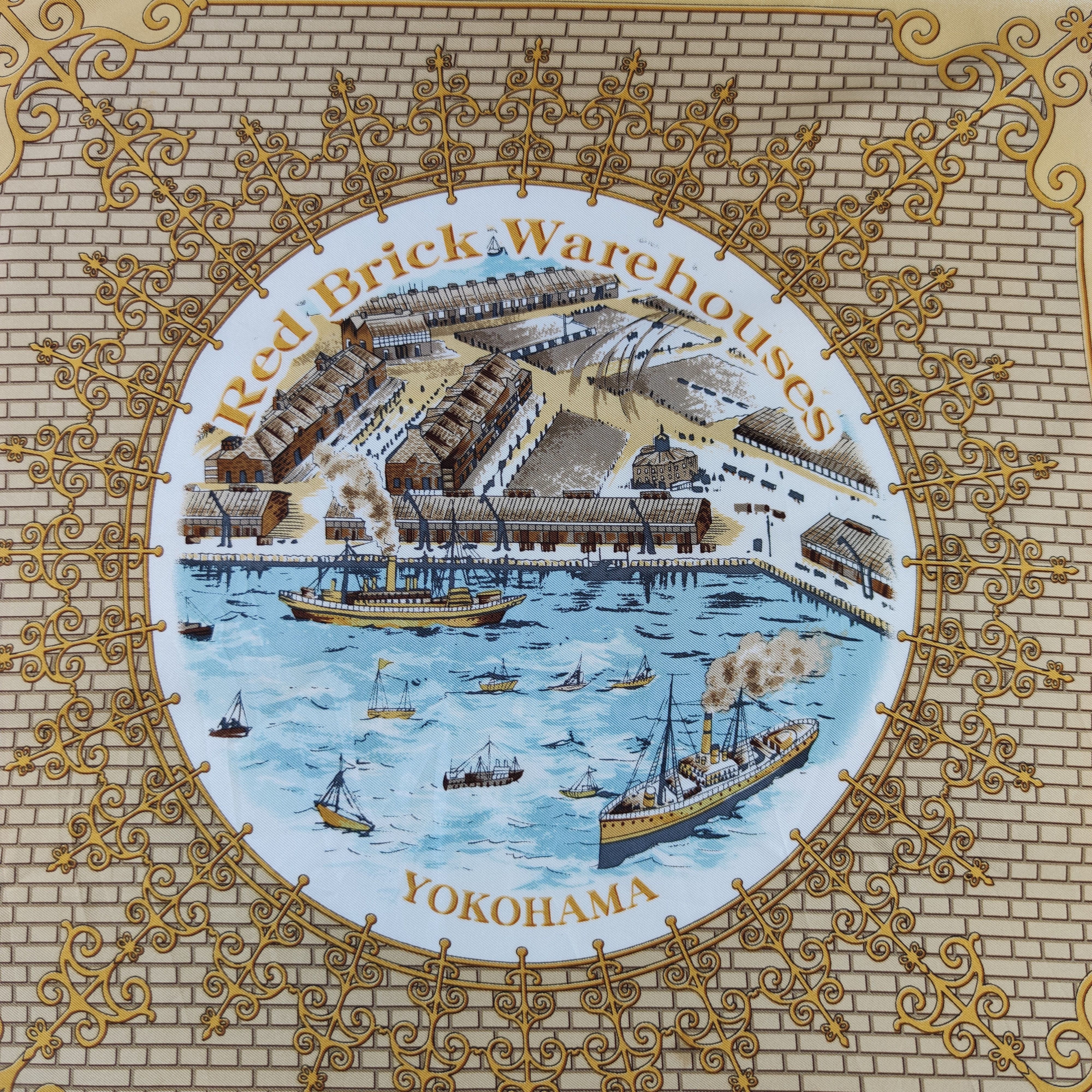 Other × Vintage Yokohama Marca Silk Scarf Size ONE SIZE - 3 Thumbnail