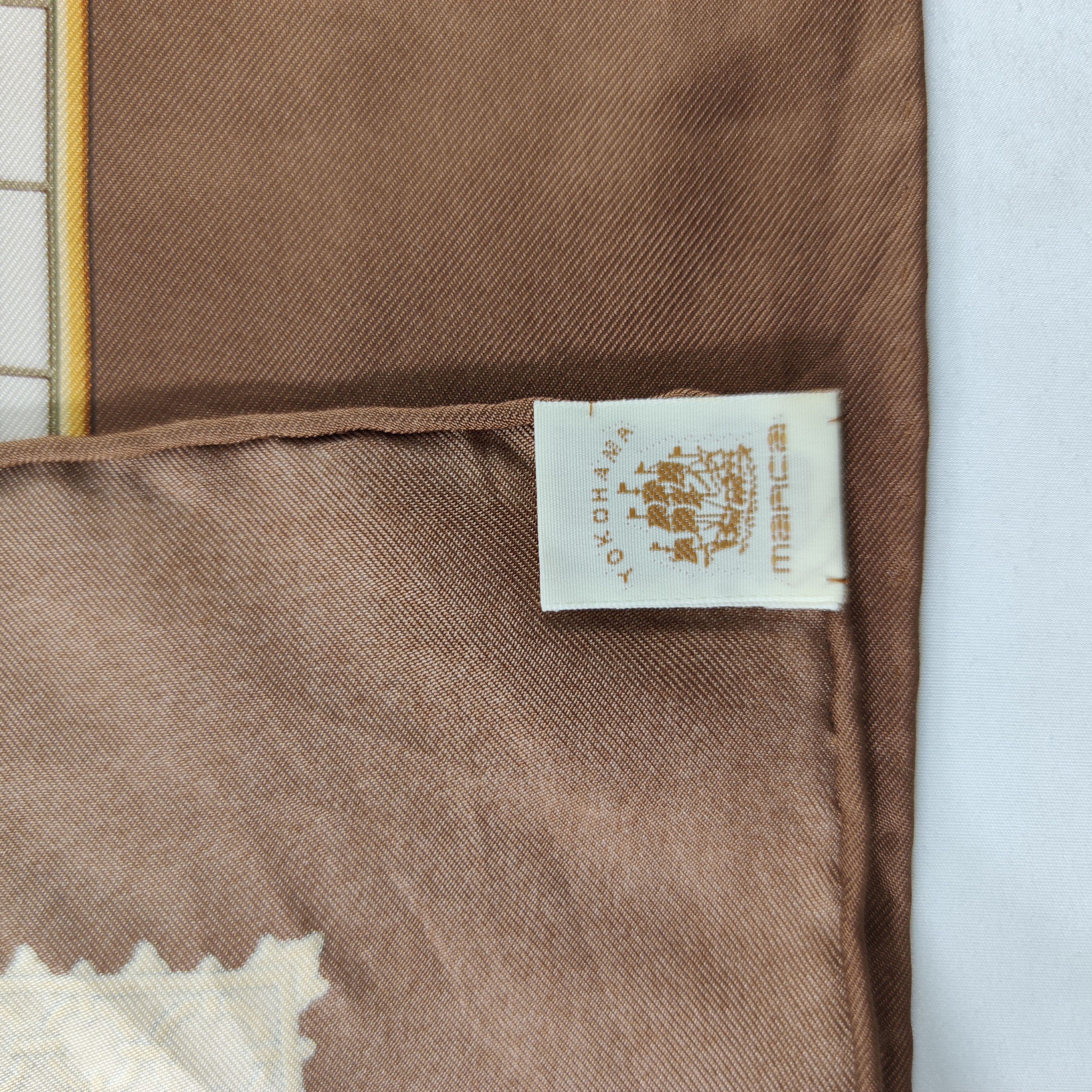 Other × Vintage Yokohama Marca Silk Scarf Size ONE SIZE - 6 Thumbnail