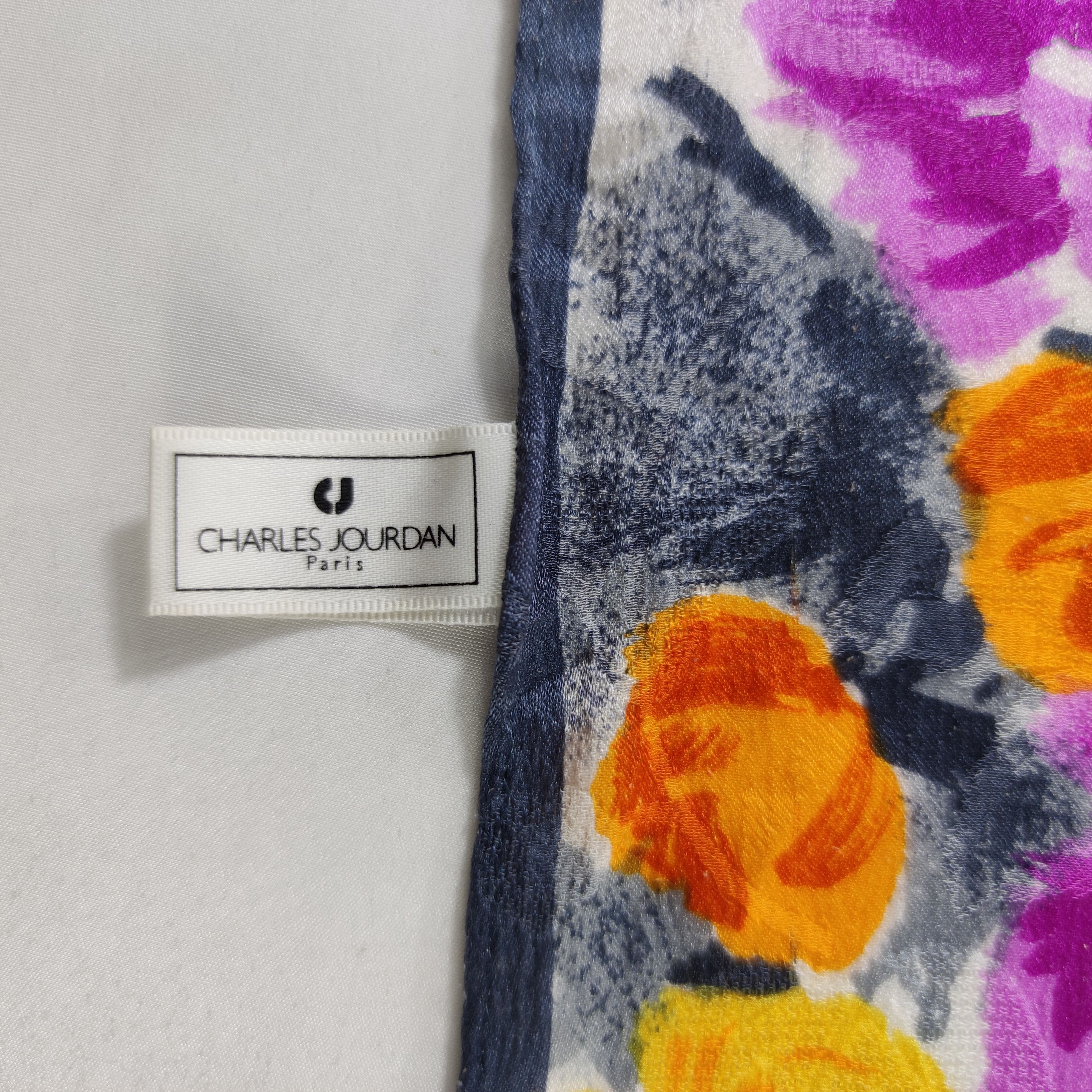 Charles Jourdan Charles Jourdan Silk Scarf Size ONE SIZE - 5 Thumbnail