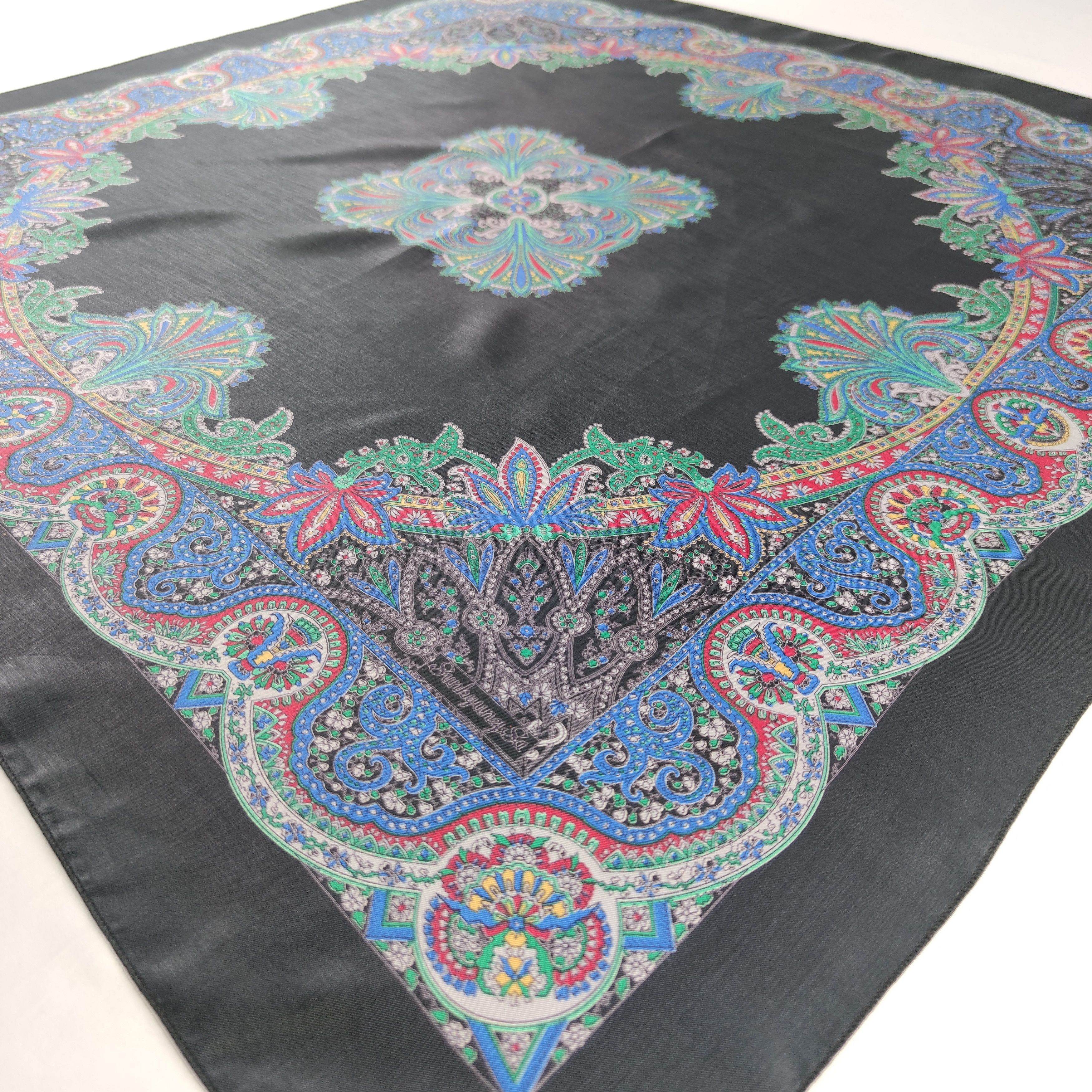 Vintage Sun Kyung Sa Silk Scarf Size ONE SIZE - 4 Thumbnail