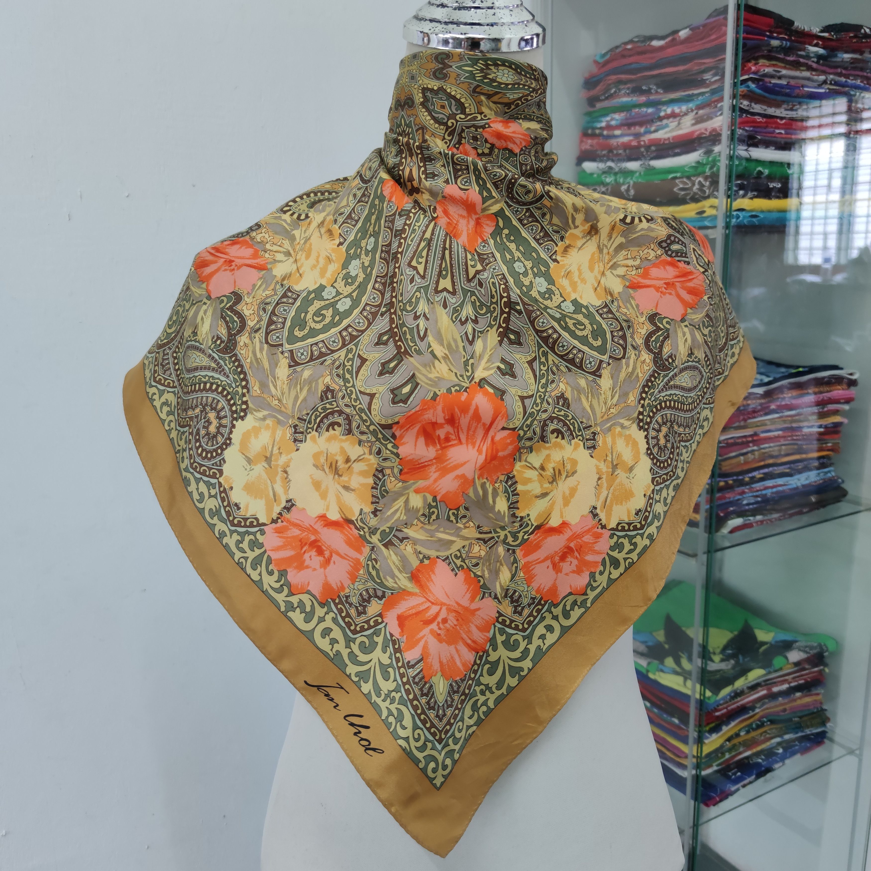 Other Jan Chol Silk Scarf Size ONE SIZE - 1 Thumbnail
