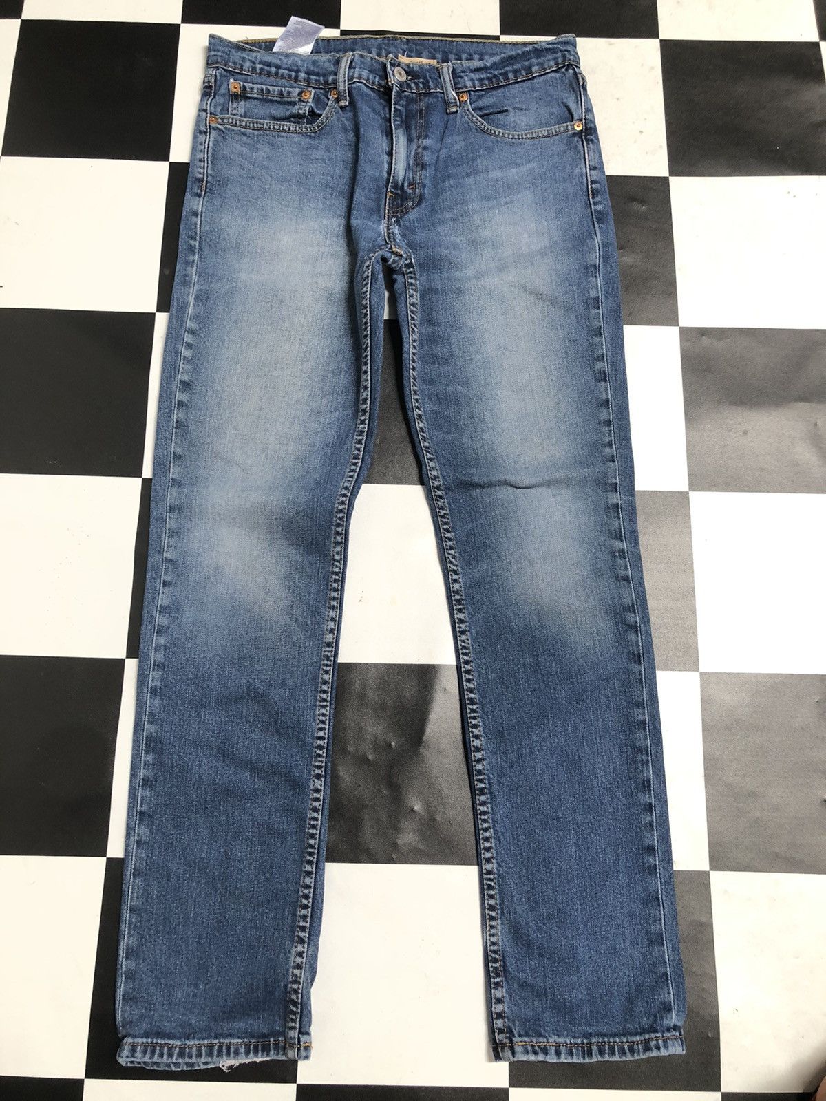 Levis Slim Fit Distressed Denim Jeans L63