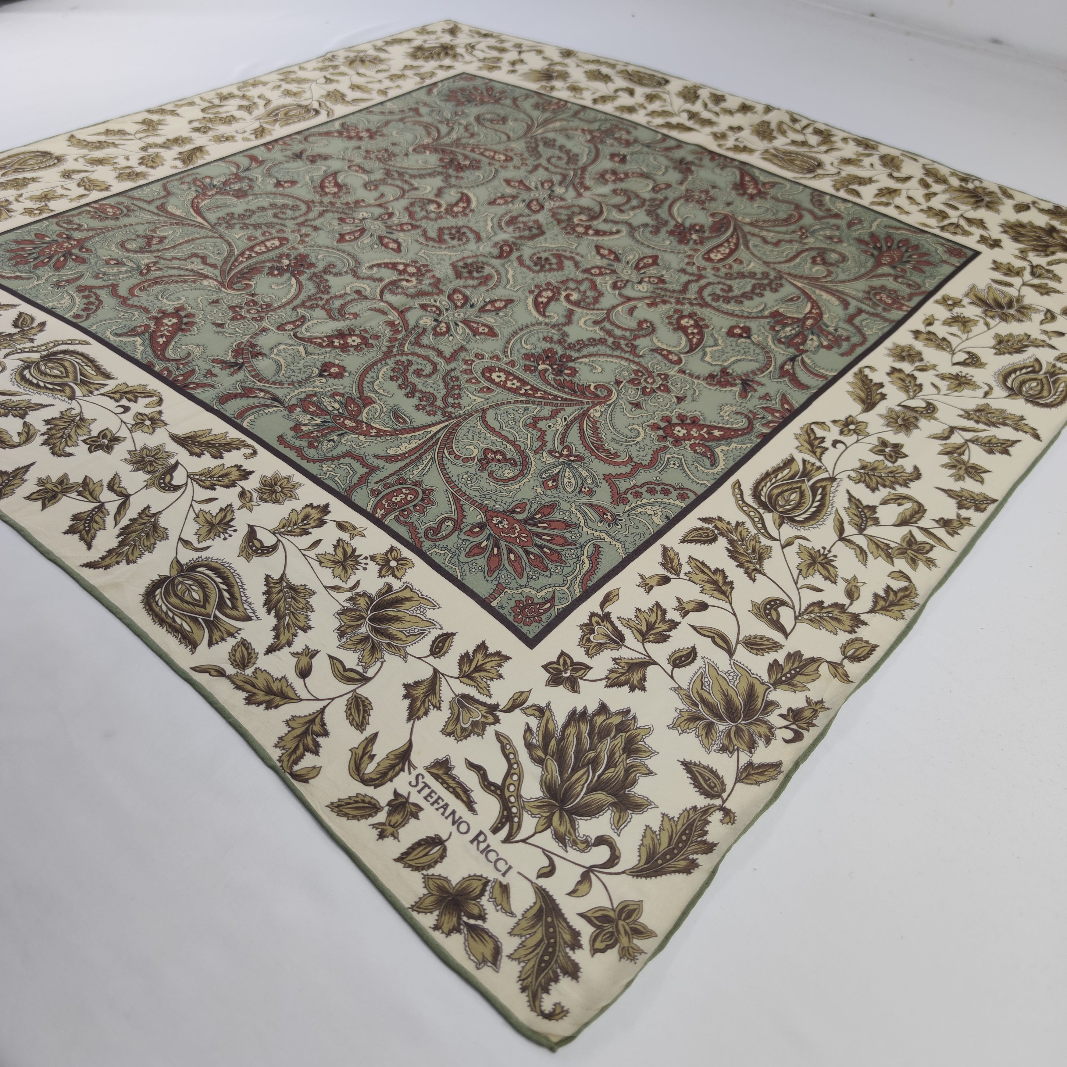 Stefano Ricci Stefano Ricci Silk Scarf Size ONE SIZE - 4 Thumbnail