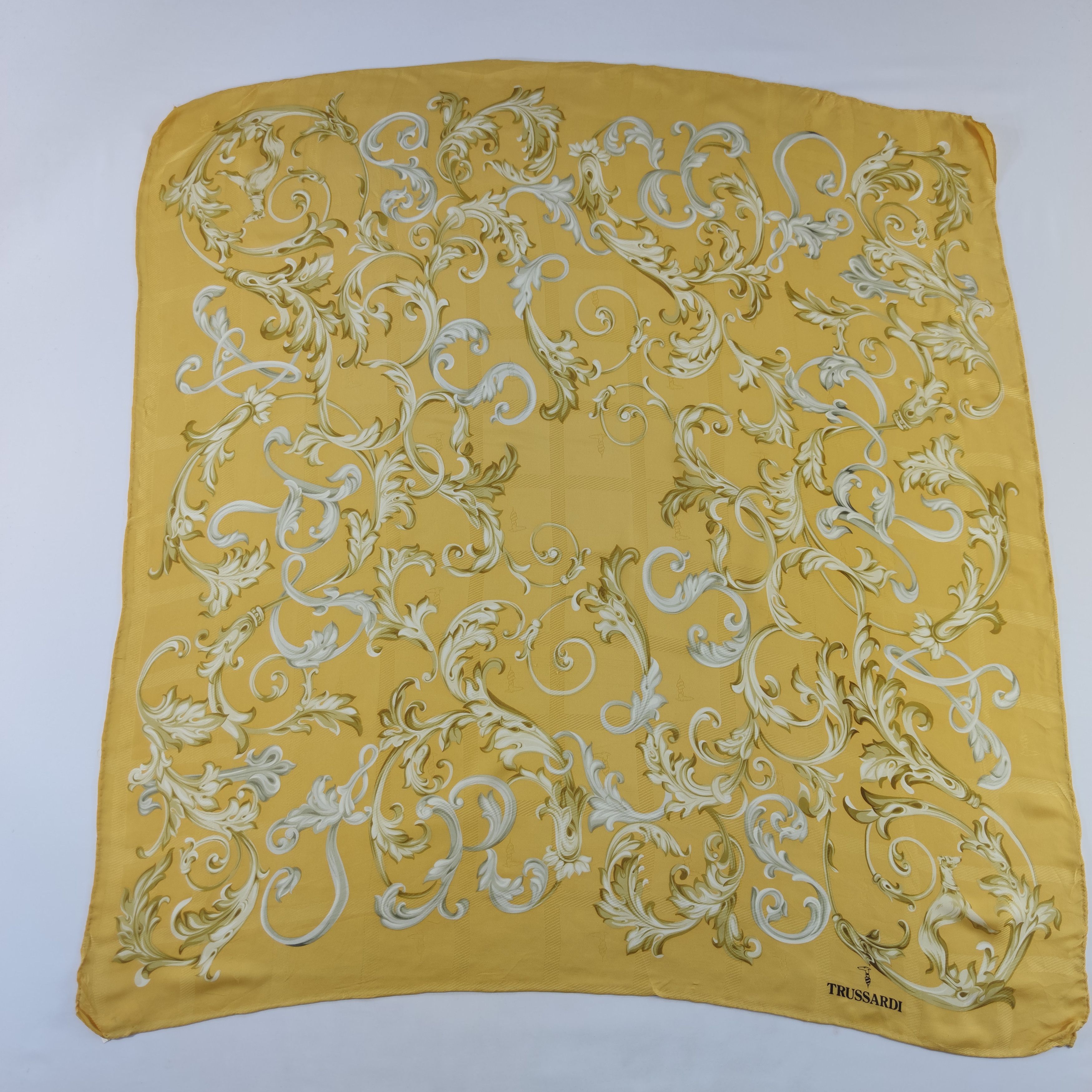 Trussardi Trussardi Silk Scarf Size ONE SIZE - 2 Thumbnail