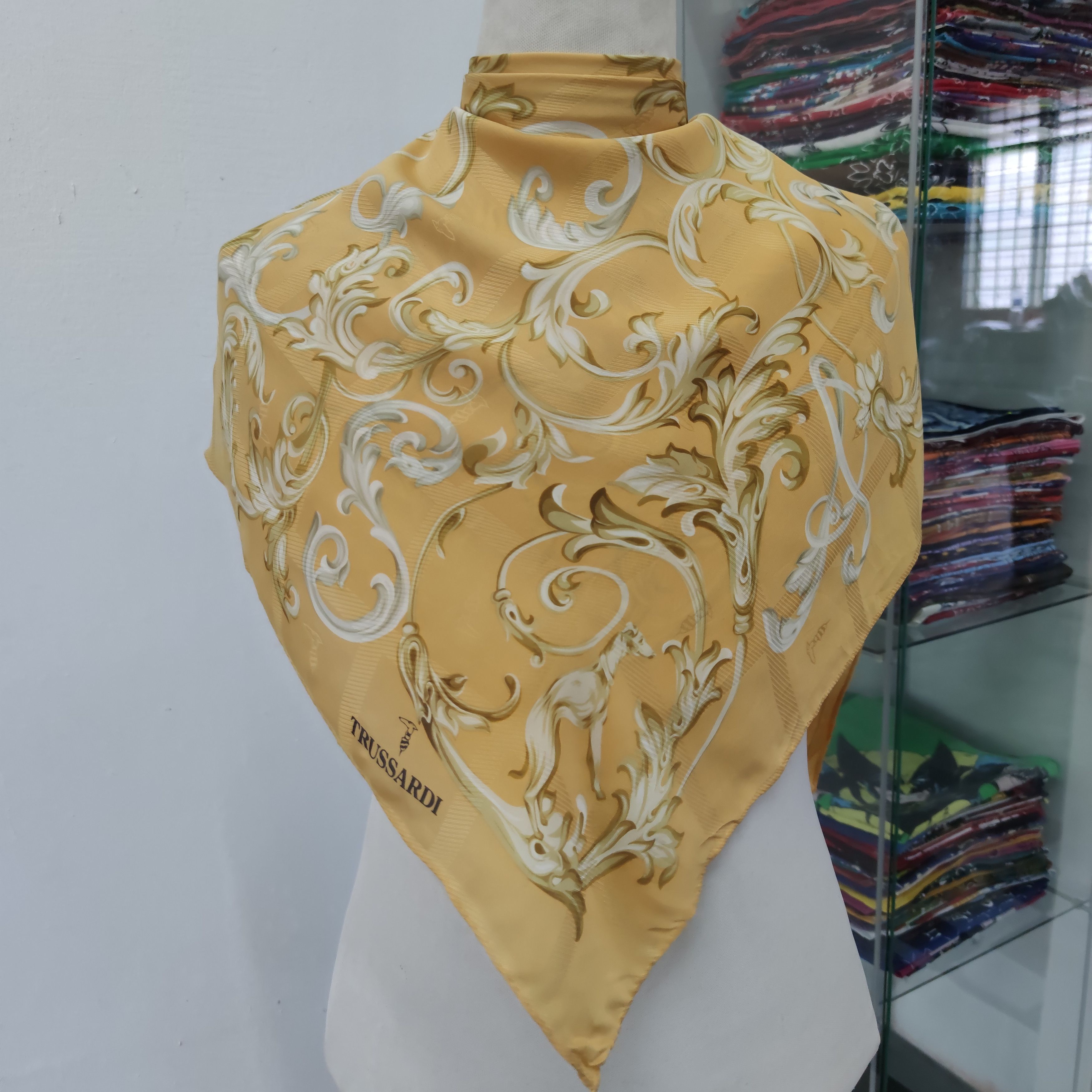Trussardi Trussardi Silk Scarf Size ONE SIZE - 1 Thumbnail