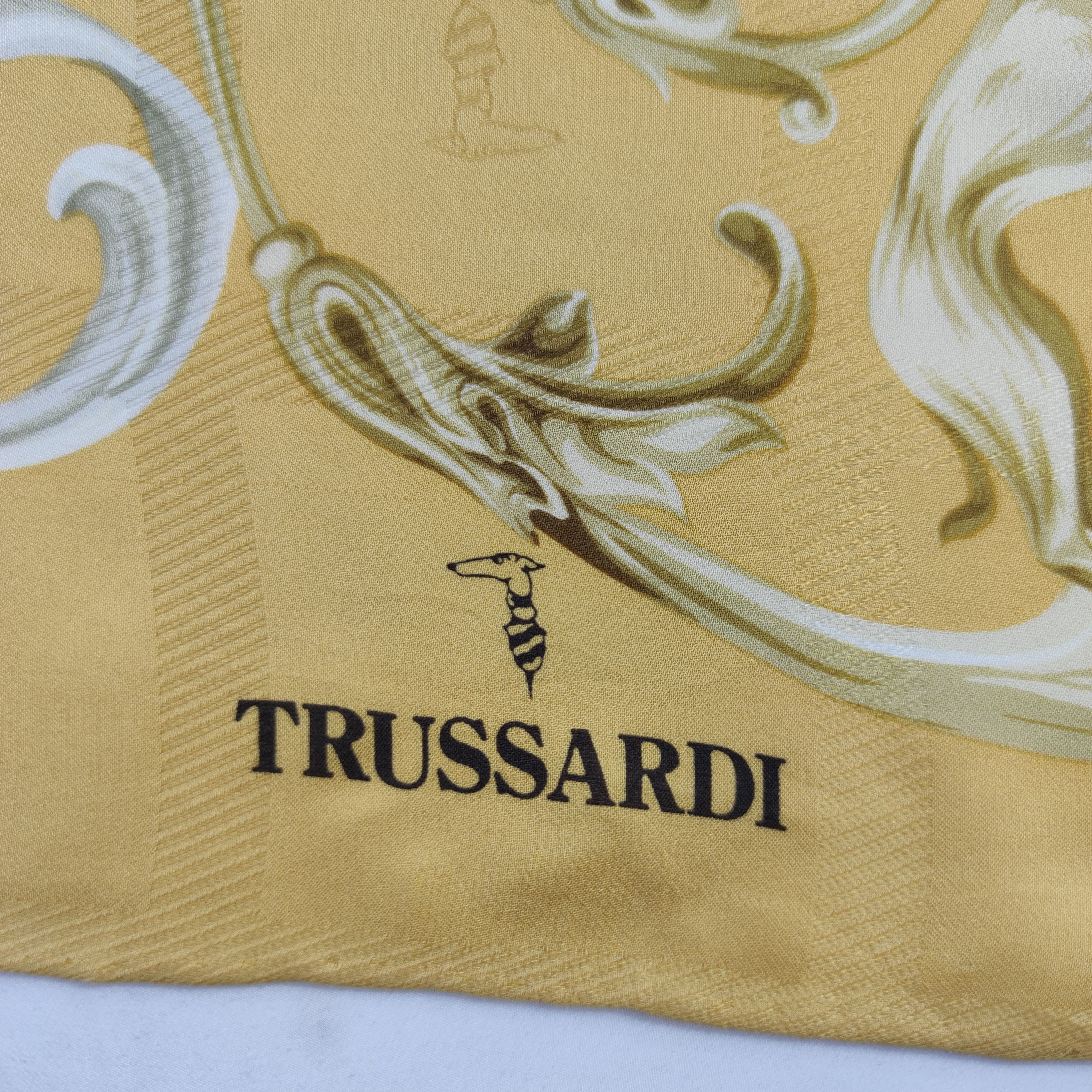 Trussardi Trussardi Silk Scarf Size ONE SIZE - 5 Thumbnail