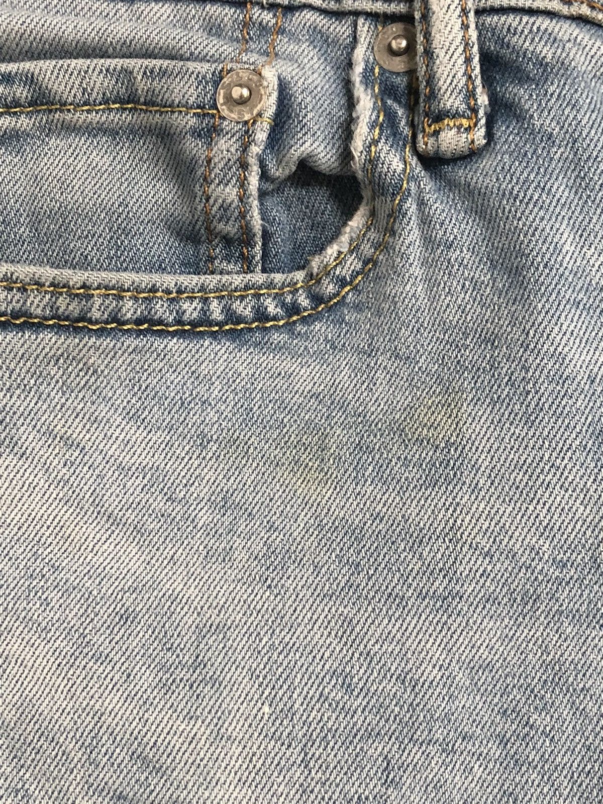 Levi's × Vintage Levis 513 Faded Blue Denim Slim Fit Jeans L47 Size US 32 / EU 48 - 6 Thumbnail