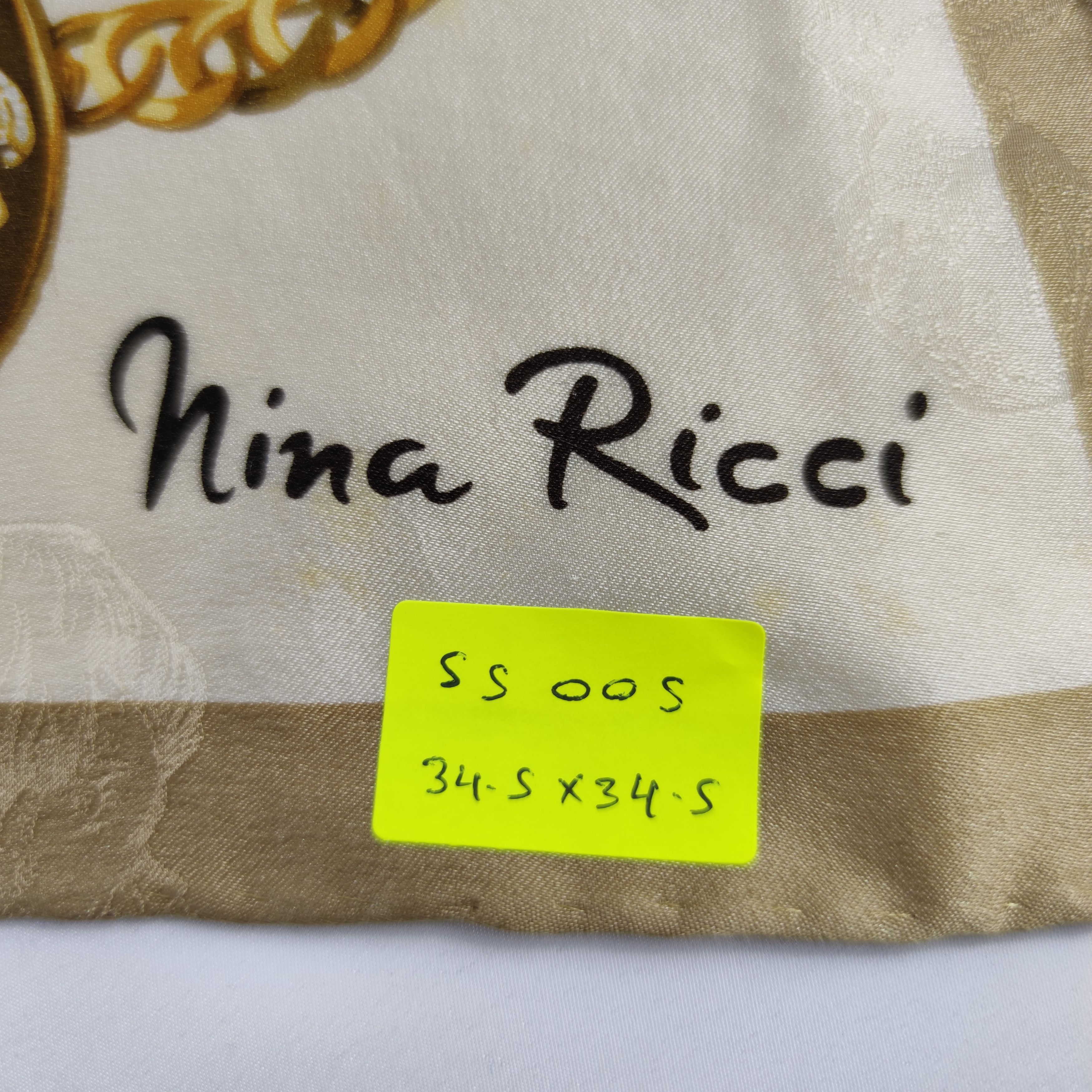 Nina Ricci Nina Ricci Silk Scarf Size ONE SIZE - 8 Thumbnail