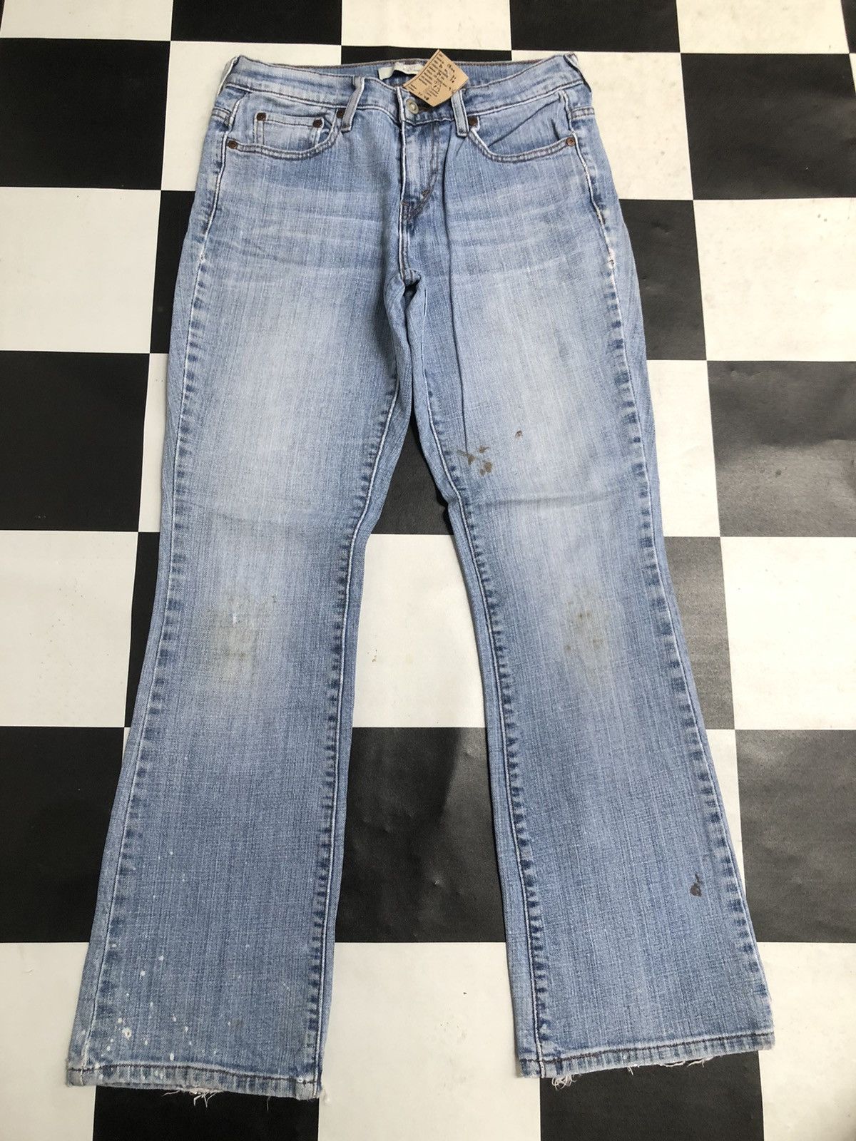 image of Levis 515 Bootcut Women Denim Jeans L48 in Blue (Size 30)