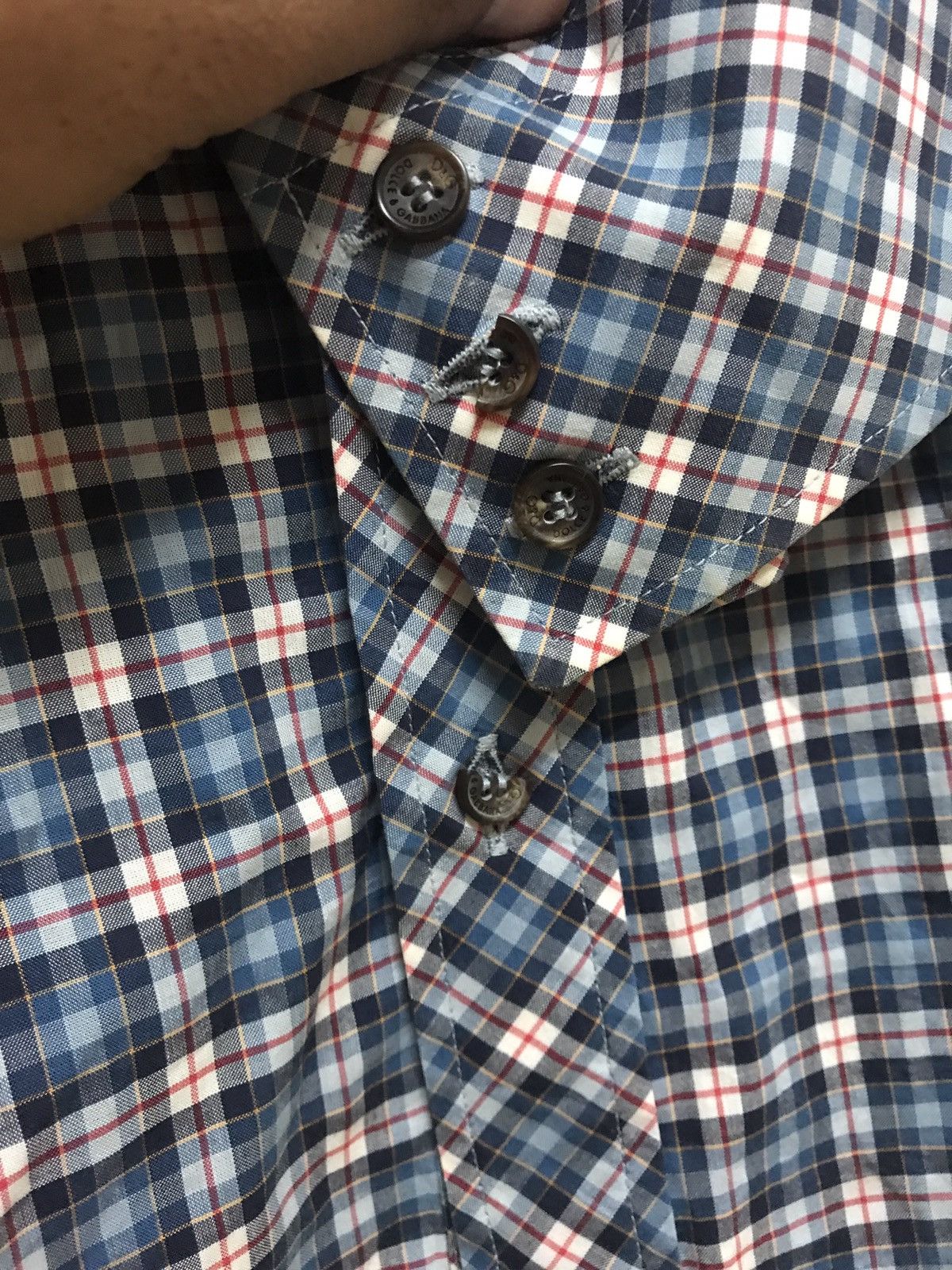 Dolce & Gabbana WESTERN SHIRT BY DOLCE AND GABANA CHECKERED Size US M / EU 48-50 / 2 - 4 Thumbnail