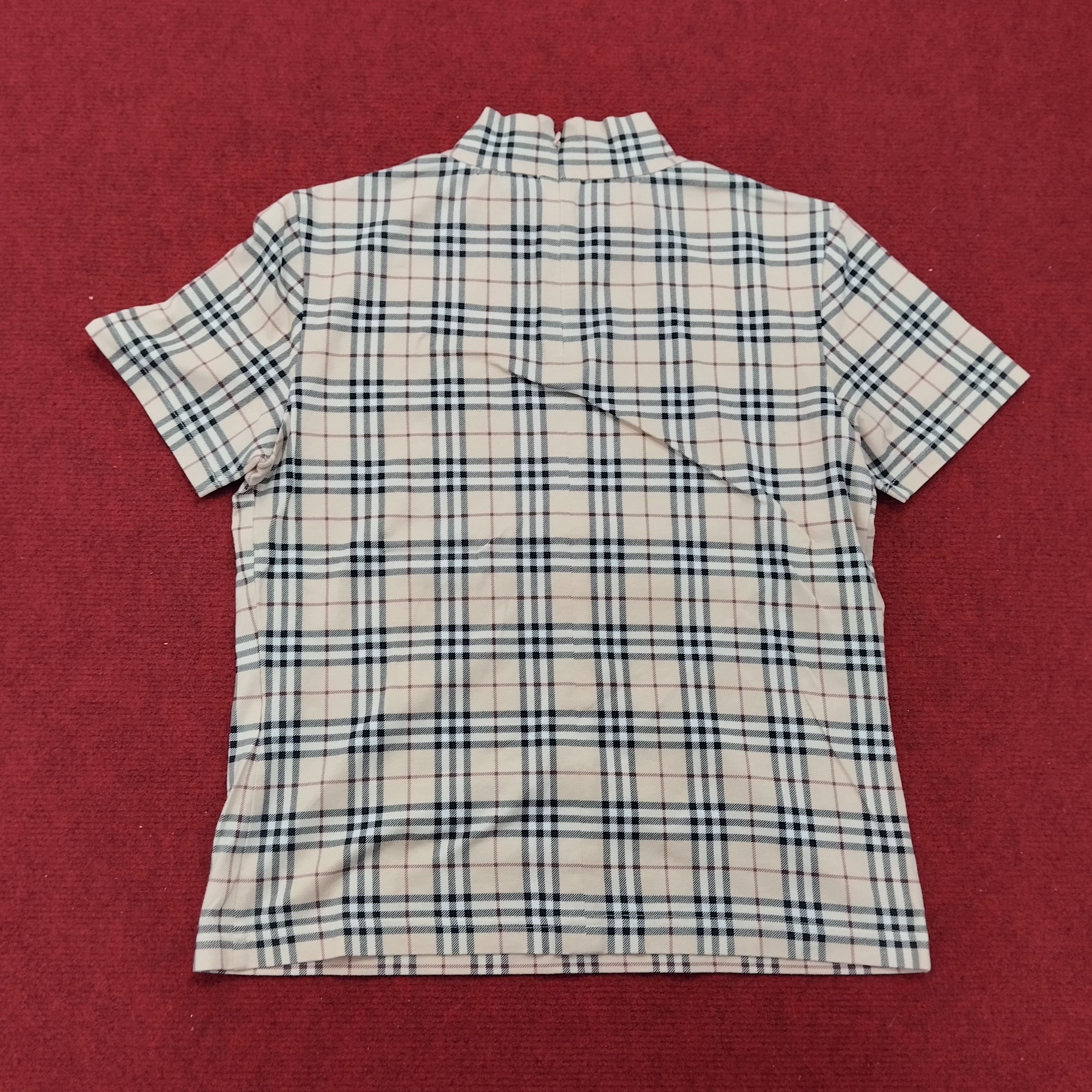 Burberry × Vintage Burberry London Nova Check Vintage TShirt Size S / US 4 / IT 40 - 2 Thumbnail