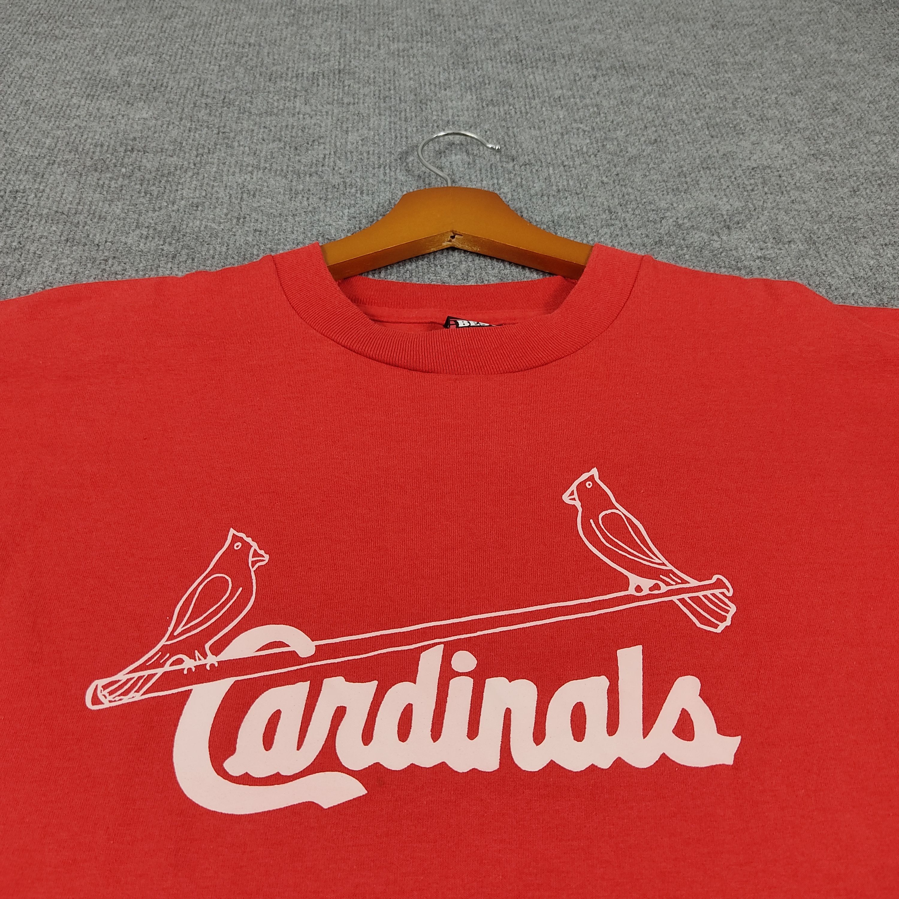 MLB × Vintage Vintage 90s St. Louis Cardinals T Shirt Size US XL / EU 56 / 4 - 3 Thumbnail