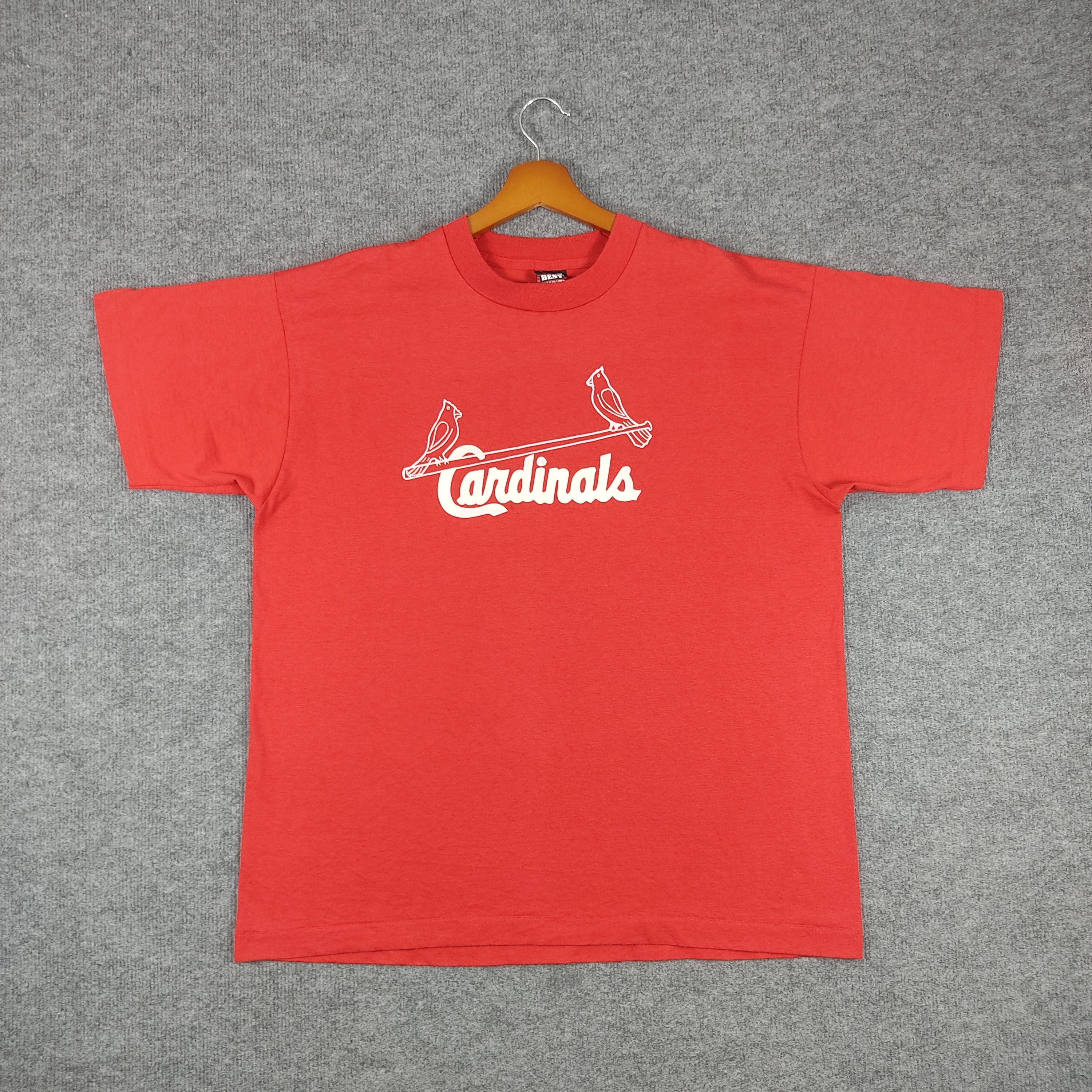 MLB × Vintage Vintage 90s St. Louis Cardinals T Shirt Size US XL / EU 56 / 4 - 1 Thumbnail