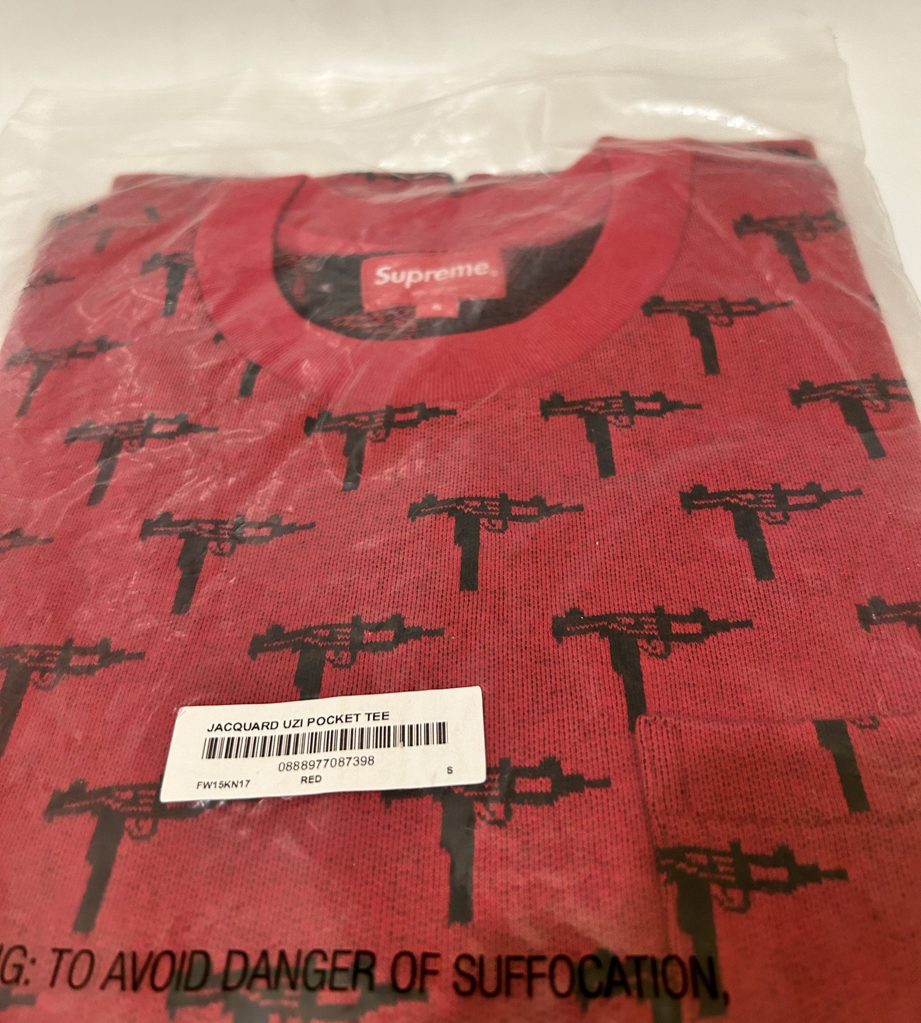 Supreme jacquard uzi pocket hotsell tee