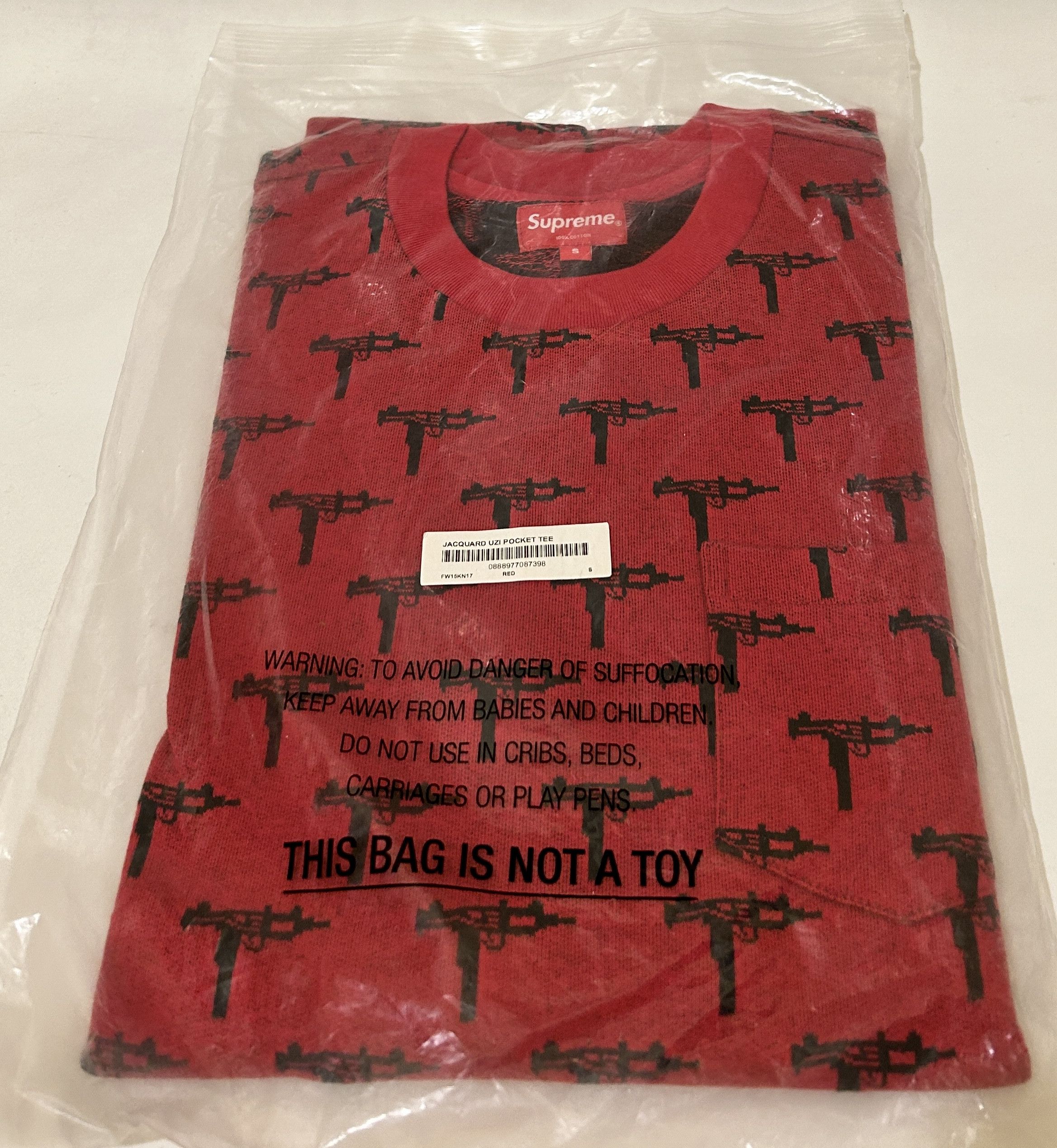 Supreme supreme jacquard pocket longsleeve UZI shirt Size US S / EU 44-46 / 1 - 2 Thumbnail