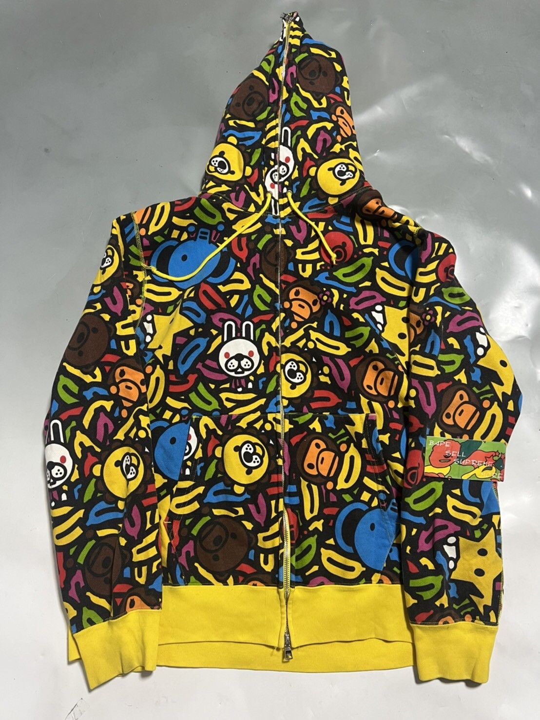 Bape Baby Milo Banana Pool Full Zip Hoodie Grailed