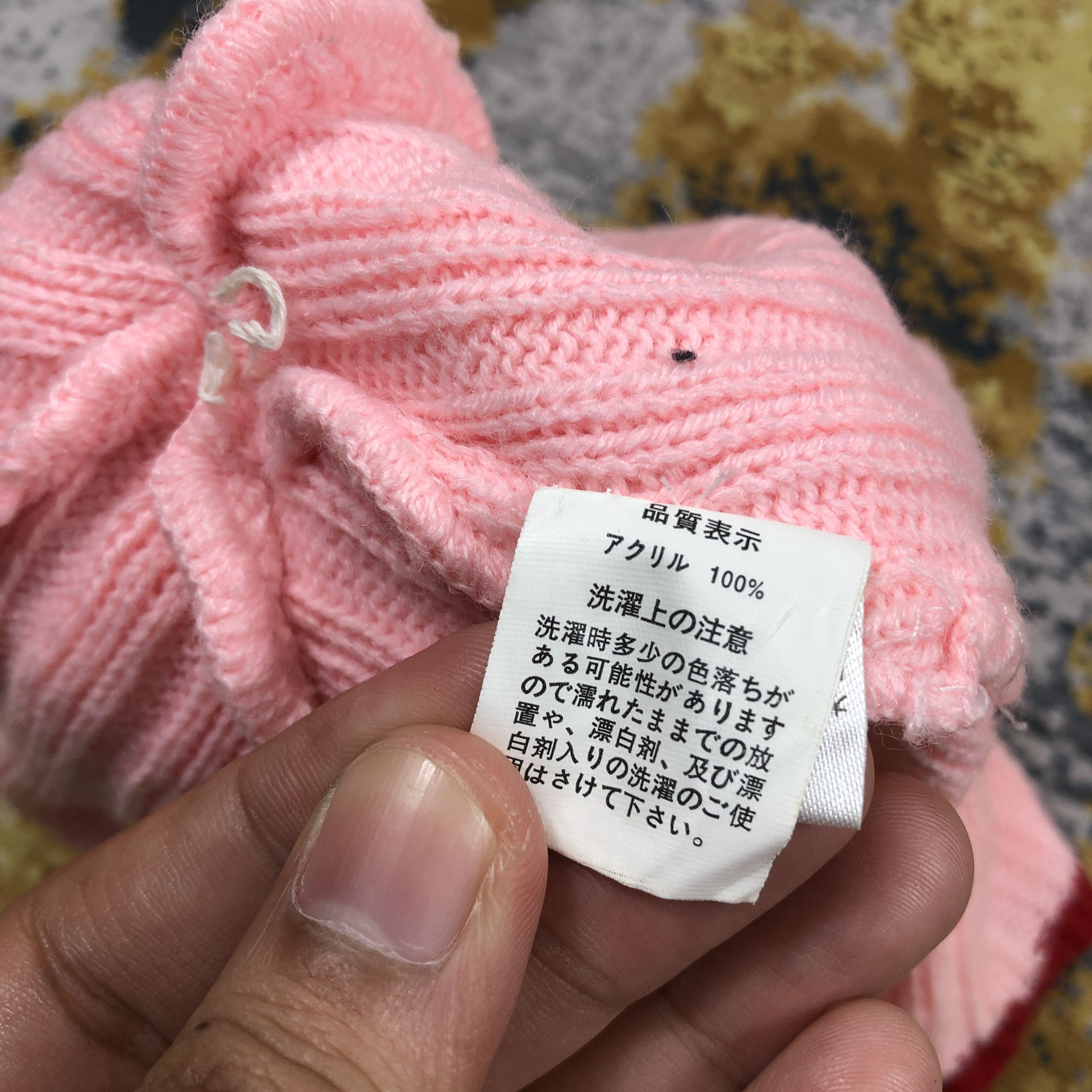 Anime × Japanese Brand × Vintage Vintage Hello Kitty 2004 Bobble Beanie Hat B2160 Size ONE SIZE - 9 Thumbnail