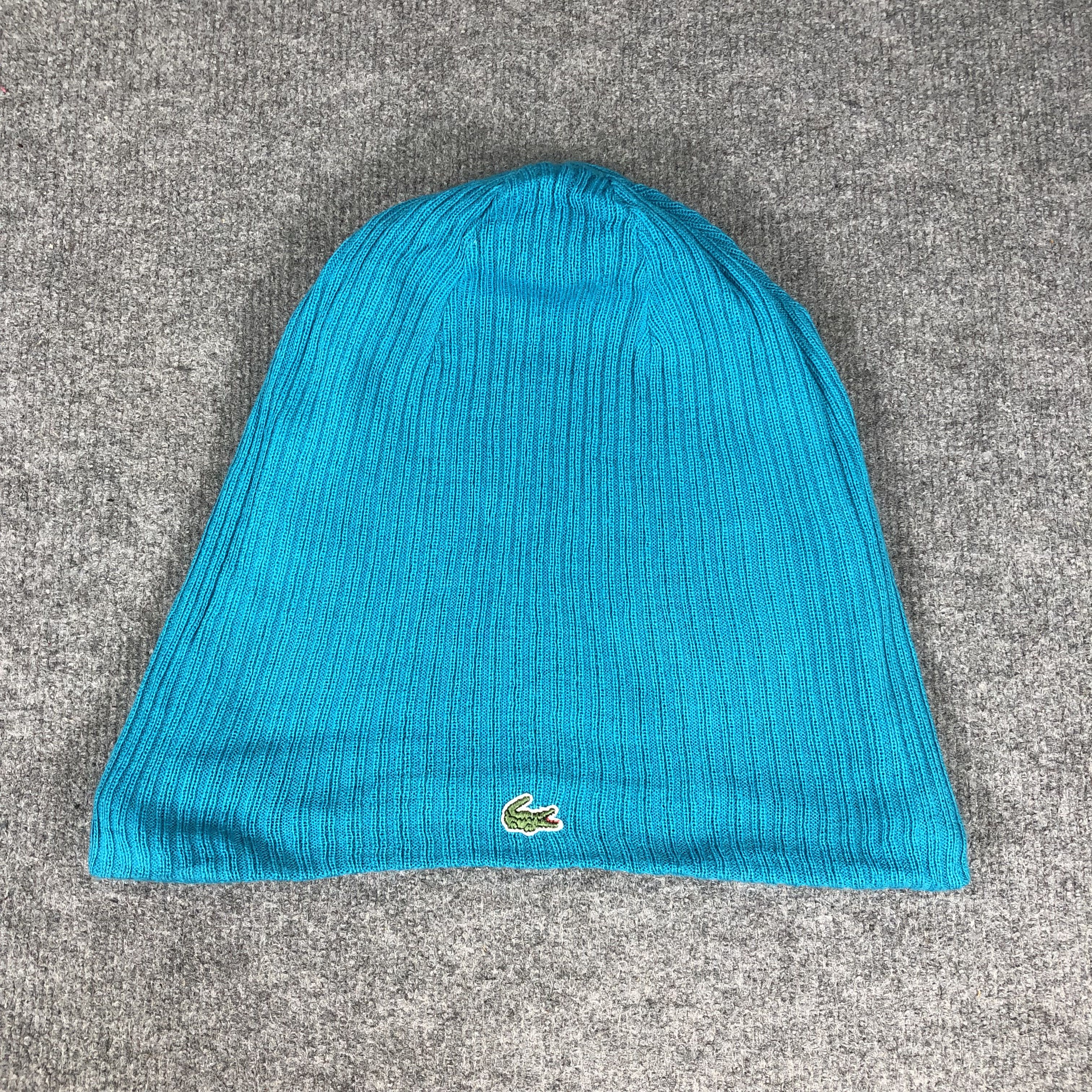 Lacoste × Vintage Vintage Lacoste Reversible Beanie Hat Size ONE SIZE - 3 Thumbnail