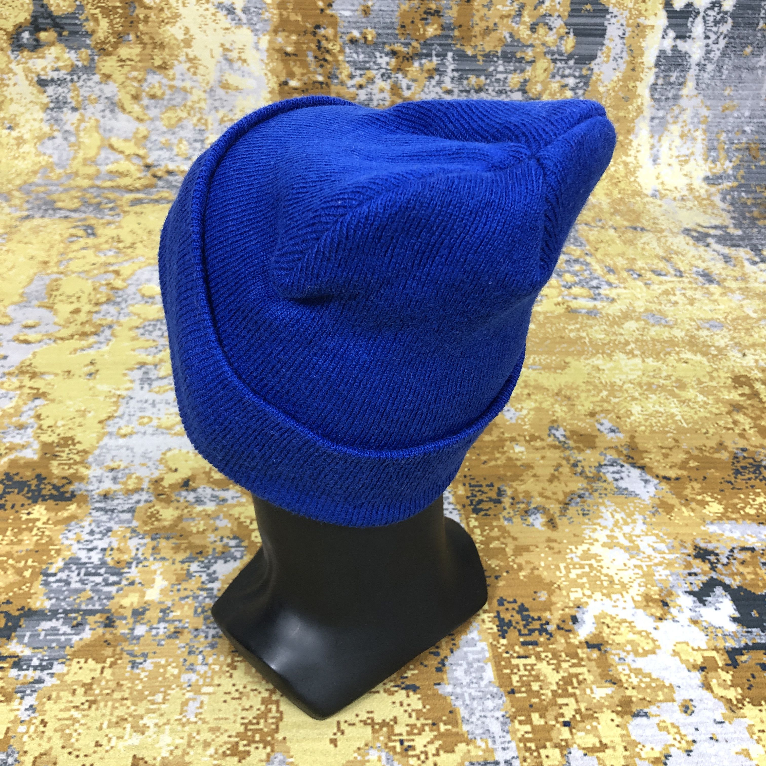 Vintage Vintage Get Out F*ckdown Wording Beanie Hat B2018 Size ONE SIZE - 2 Thumbnail