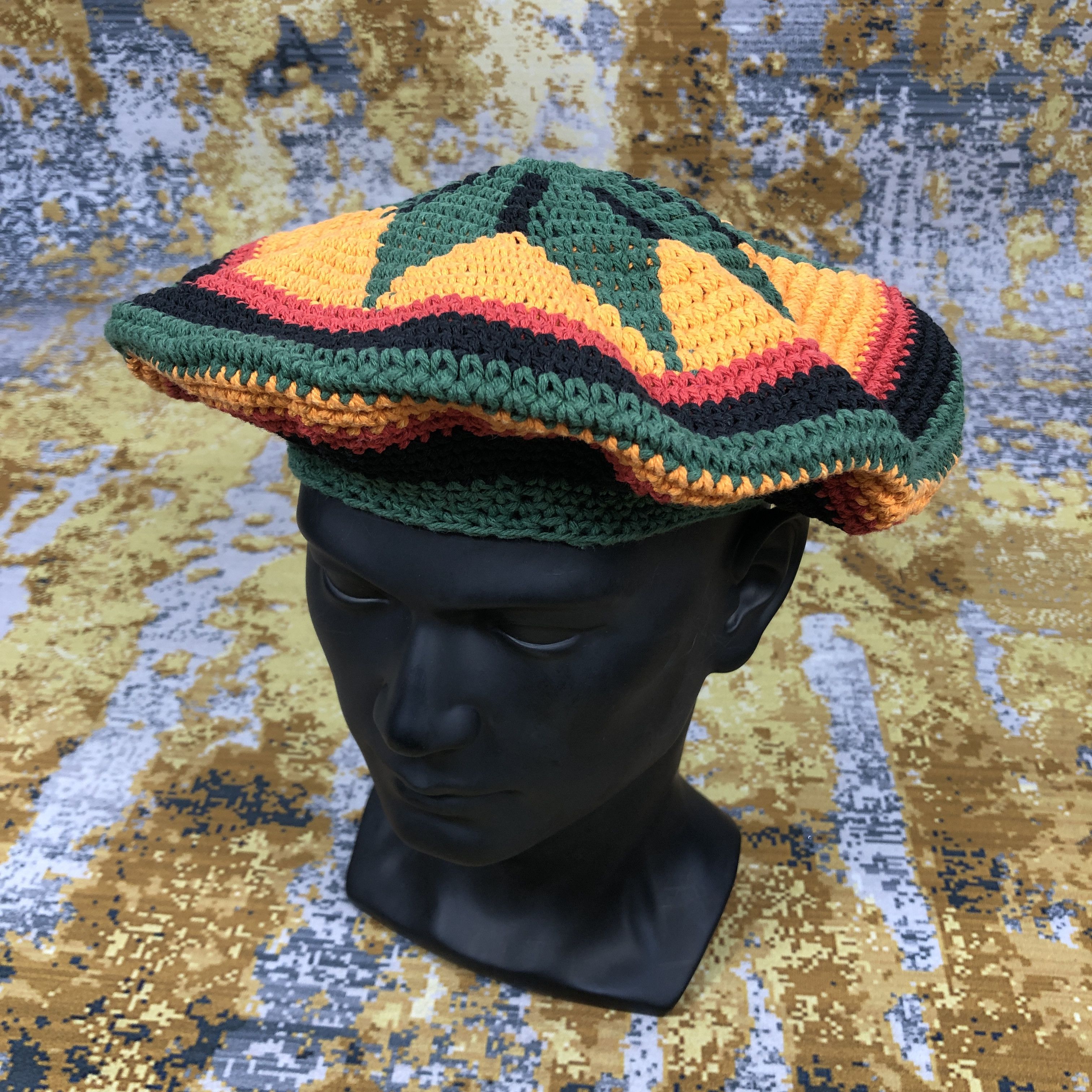 Vintage Vintage Marijuana Rasta Hat B1441 Size ONE SIZE - 1 Thumbnail