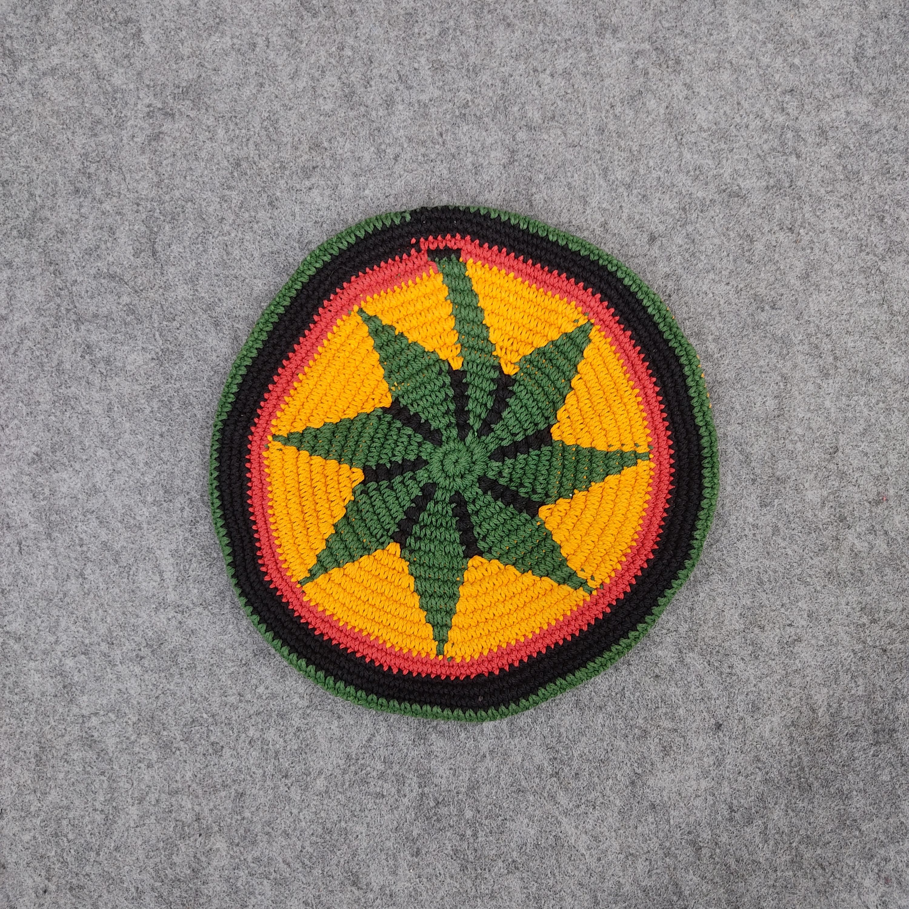 Vintage Vintage Marijuana Rasta Hat B1441 Size ONE SIZE - 3 Thumbnail