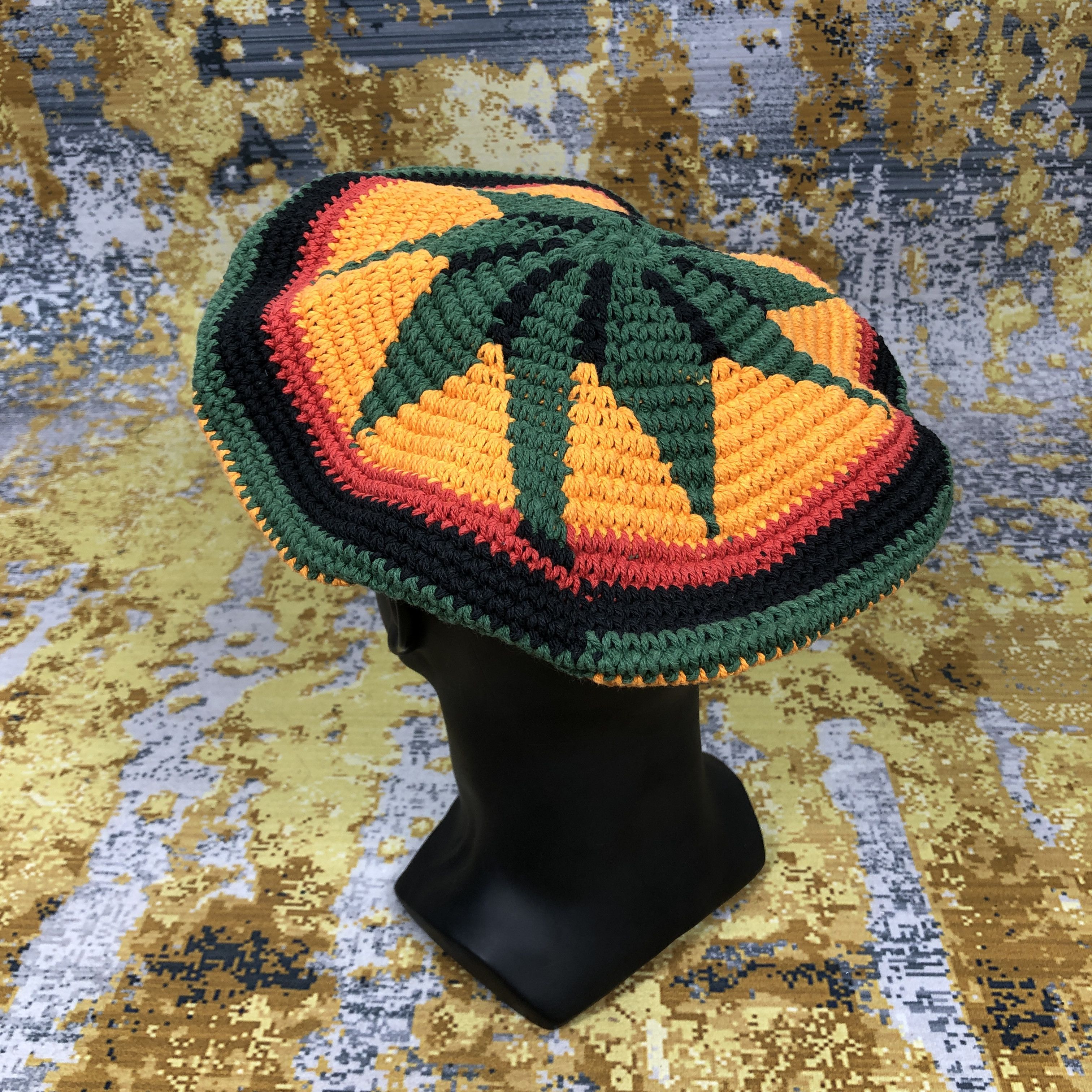 Vintage Vintage Marijuana Rasta Hat B1441 Size ONE SIZE - 2 Thumbnail