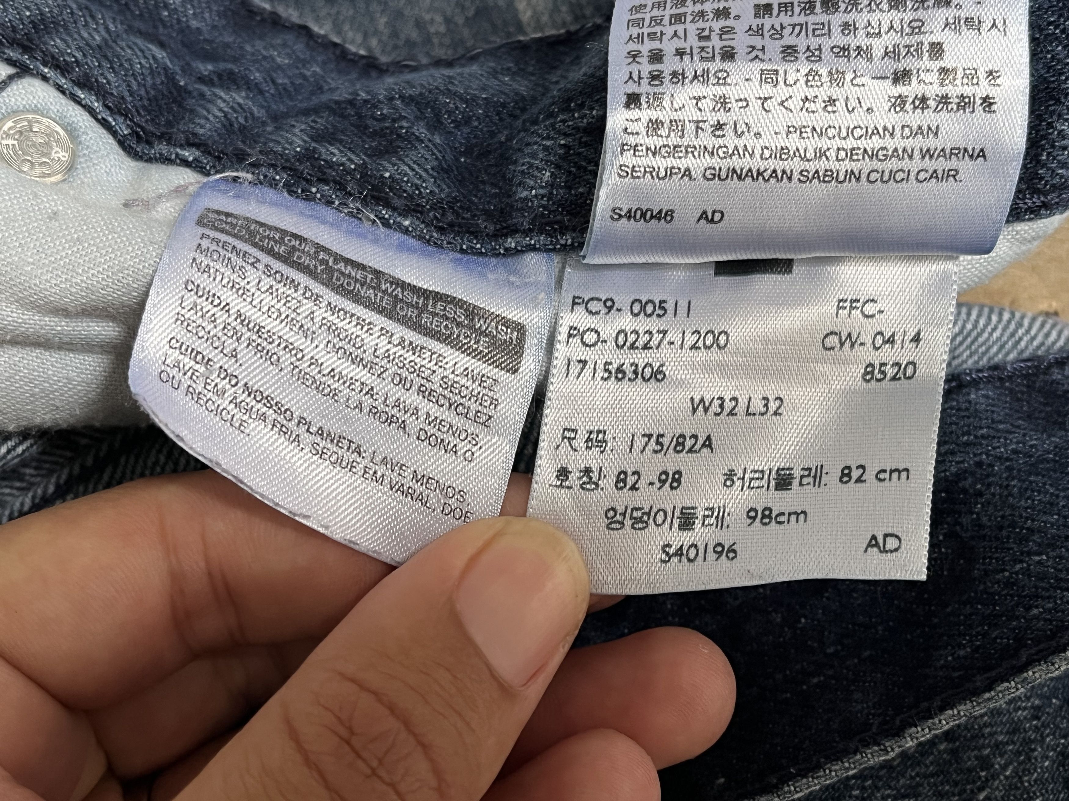 Levi's × Vintage Vintage Levi's 511 Denim Jeans L183 Size US 32 / EU 48 - 13 Thumbnail