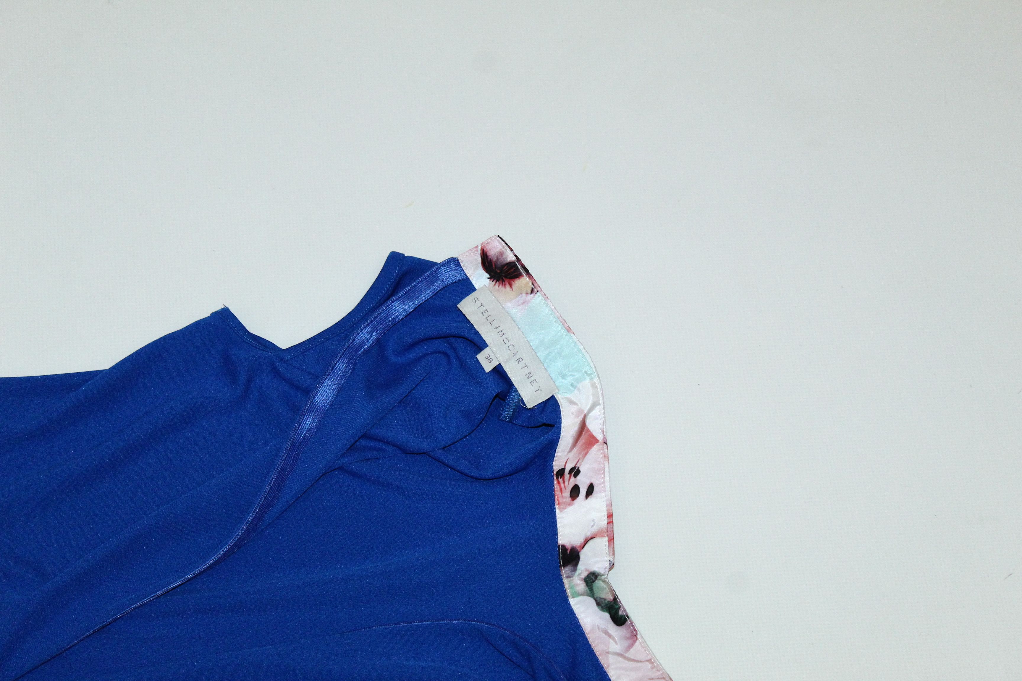 Stella McCartney Stella McCartney SS09 Satin Mixed Sport Mini Dress Size XS / US 0-2 / IT 36-38 - 10 Thumbnail