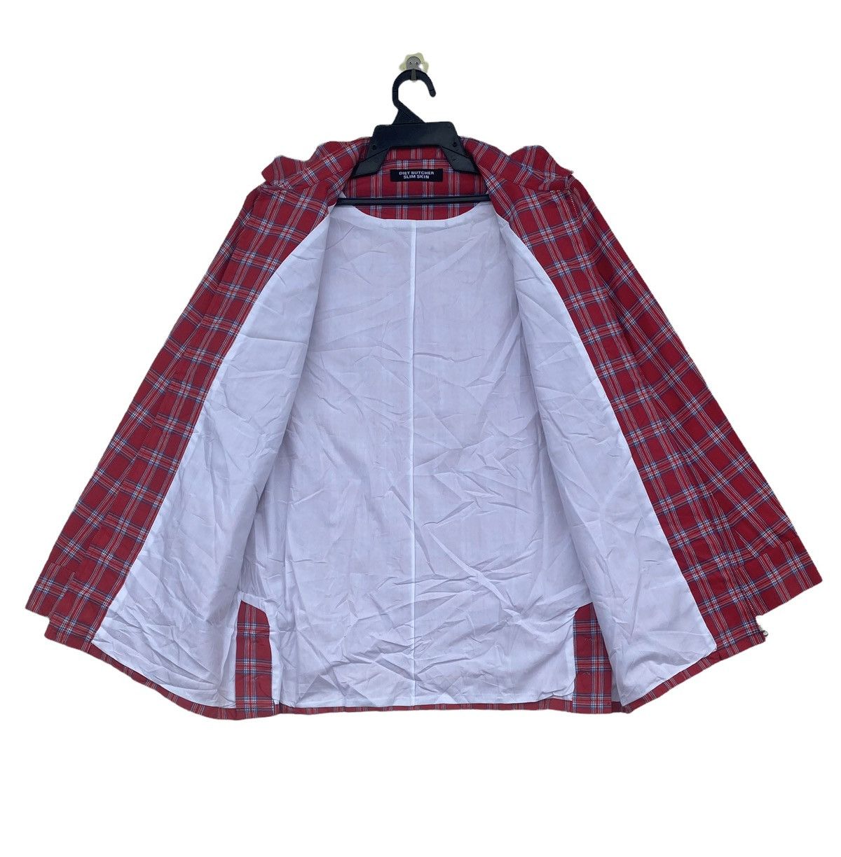 Diet Butcher Slim Skin Diet Butcher Slim Skin cotton tartan plaid zip up jacket Size US M / EU 48-50 / 2 - 4 Thumbnail