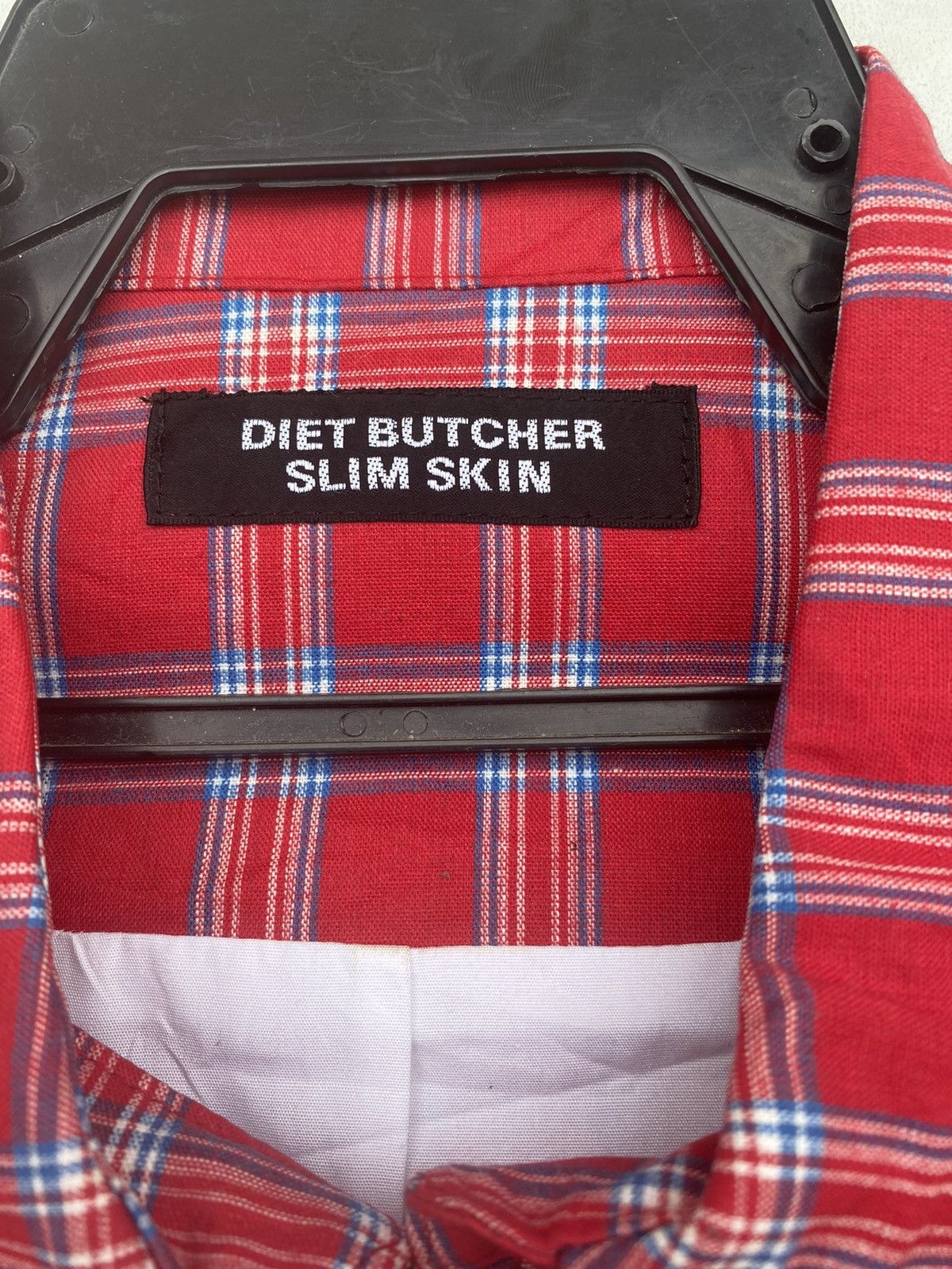 Diet Butcher Slim Skin Diet Butcher Slim Skin cotton tartan plaid zip up jacket Size US M / EU 48-50 / 2 - 8 Thumbnail