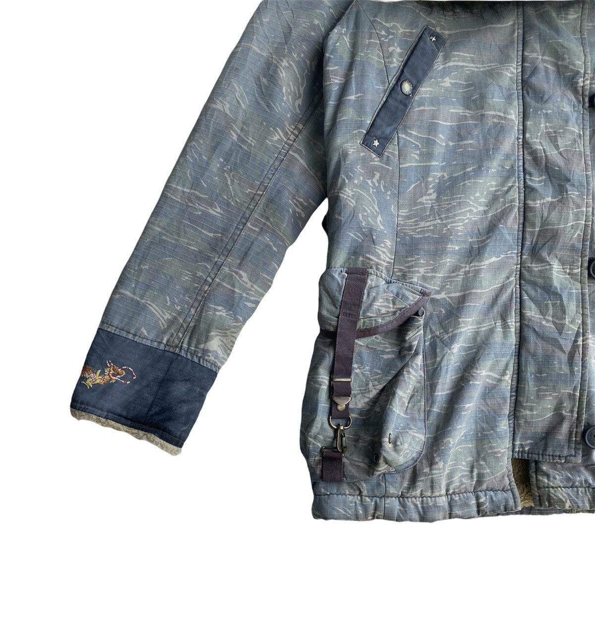 Replay Replay tiger stripe sherpa lining parka Size US M / EU 48-50 / 2 - 4 Thumbnail