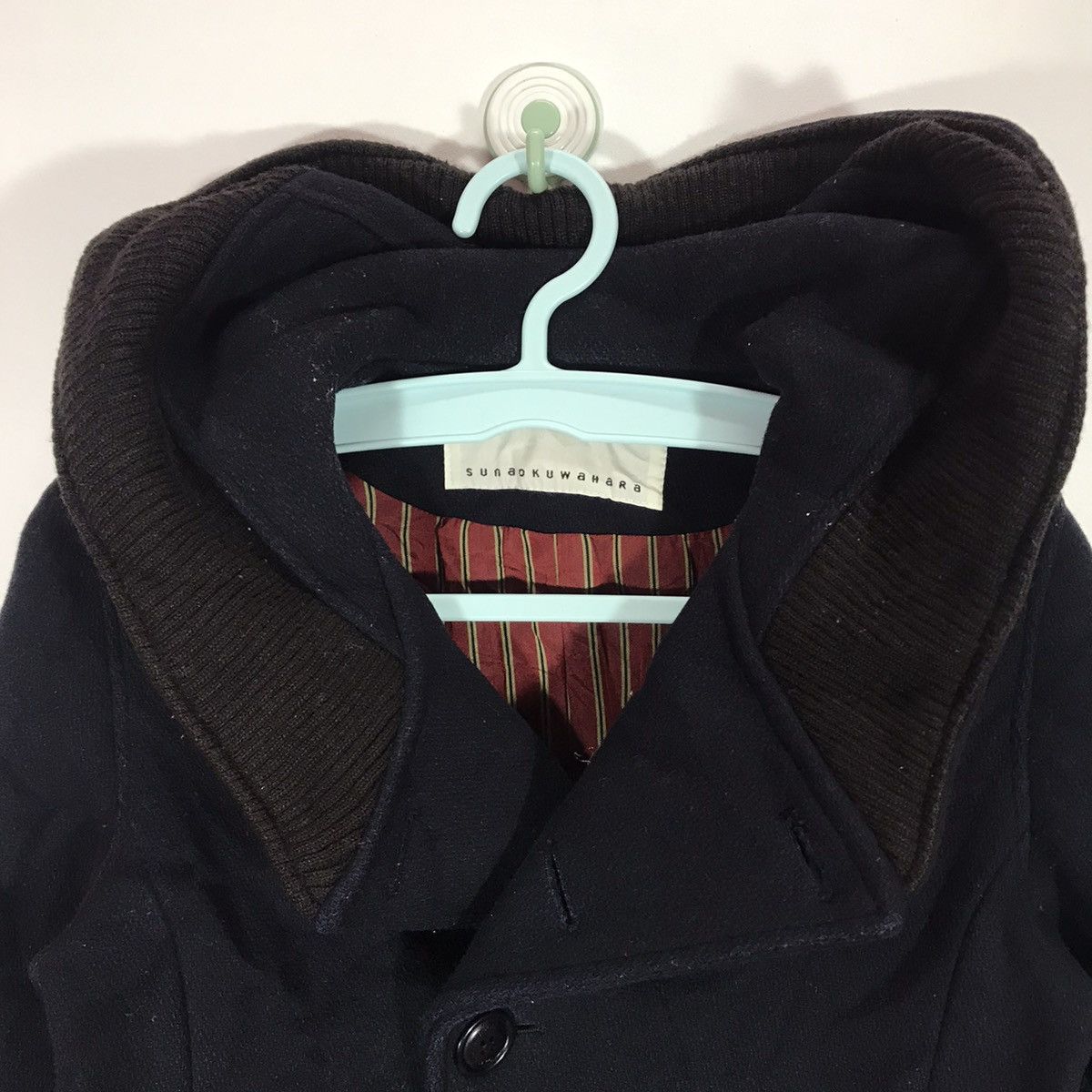 Issey Miyake Sunao Kuwahara wool heavy coat jacket Size US M / EU 48-50 / 2 - 2 Thumbnail