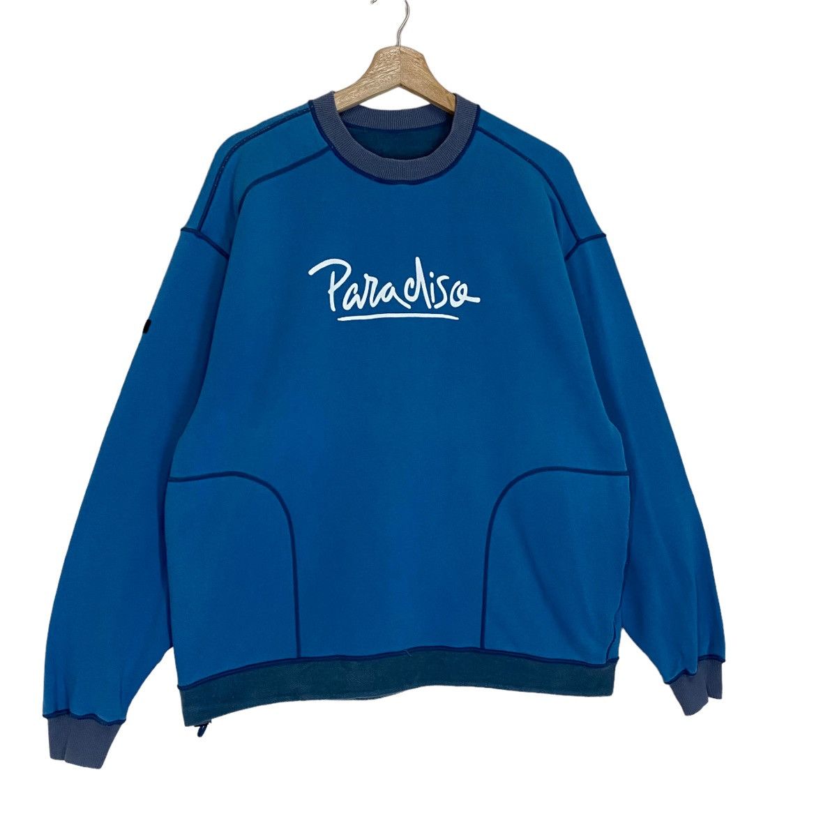 Japanese Brand Vintage Paradiso Reversible Crewneck Sweatshirt Size M Size US M / EU 48-50 / 2 - 1 Thumbnail