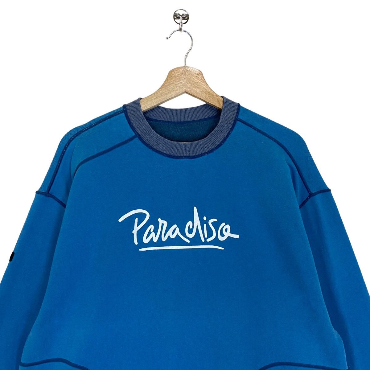 Japanese Brand Vintage Paradiso Reversible Crewneck Sweatshirt Size M Size US M / EU 48-50 / 2 - 4 Thumbnail