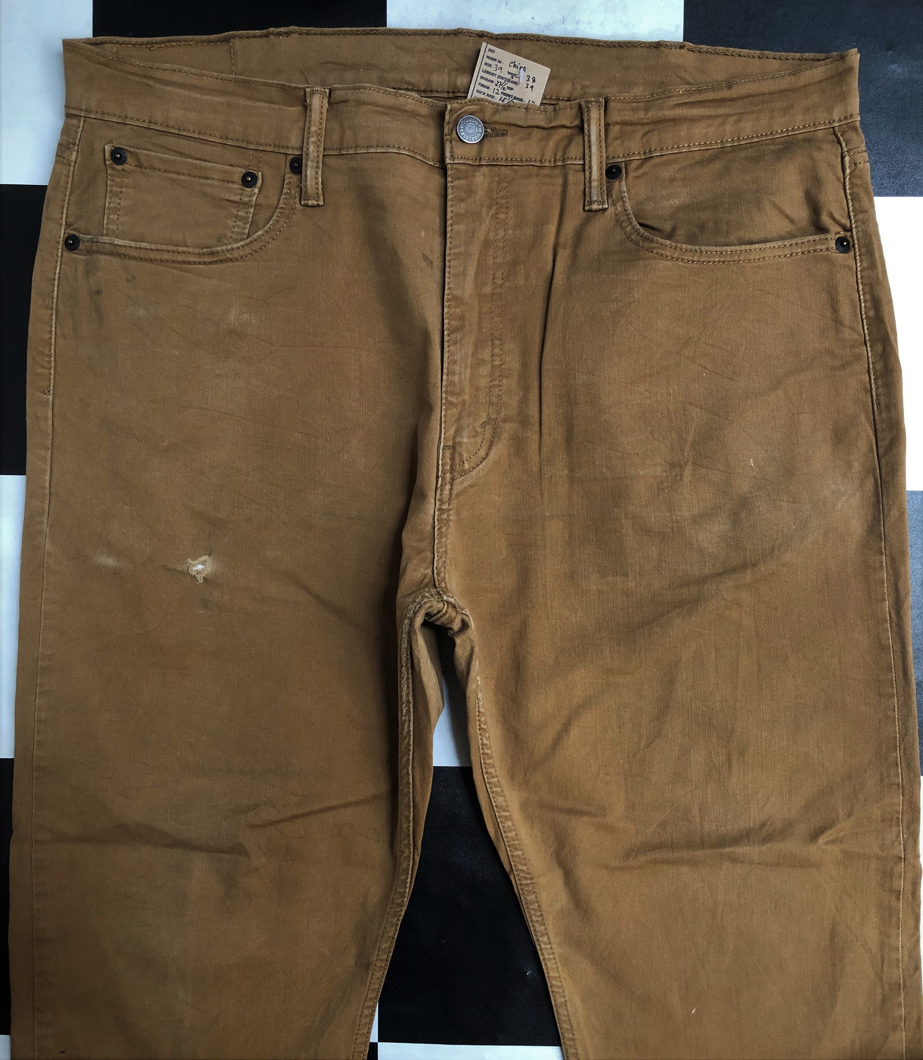 Levi's Vintage Levis 502 Brown Jeans L40 Size US 38 / EU 54 - 3 Thumbnail