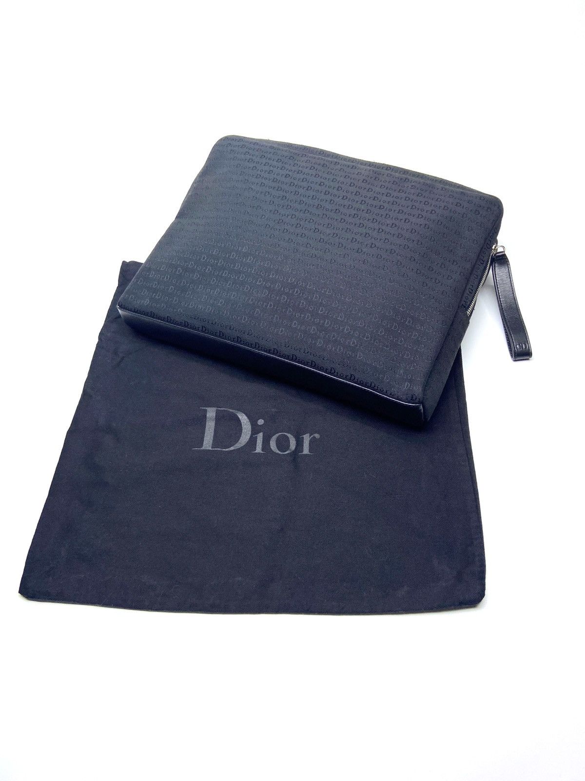 Dior × Vintage DIOR HOMME SPELLOUT MONOGRAM SUITCASE LAPTOP CASE Size ONE SIZE - 3 Thumbnail